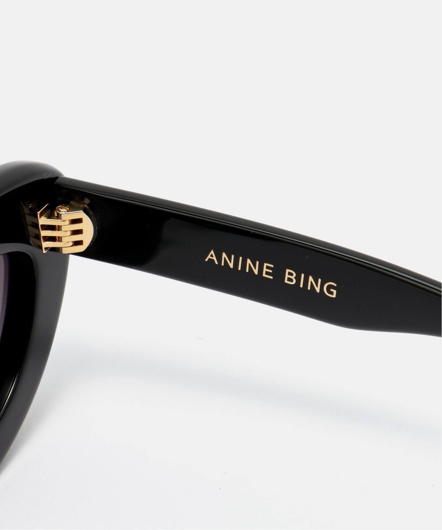 関税込 ANINE BING アニンビン レクタングル サングラス 黒 ANINE BING/アニン ビン】ALBA SUNGLASSES（サングラス）｜AP