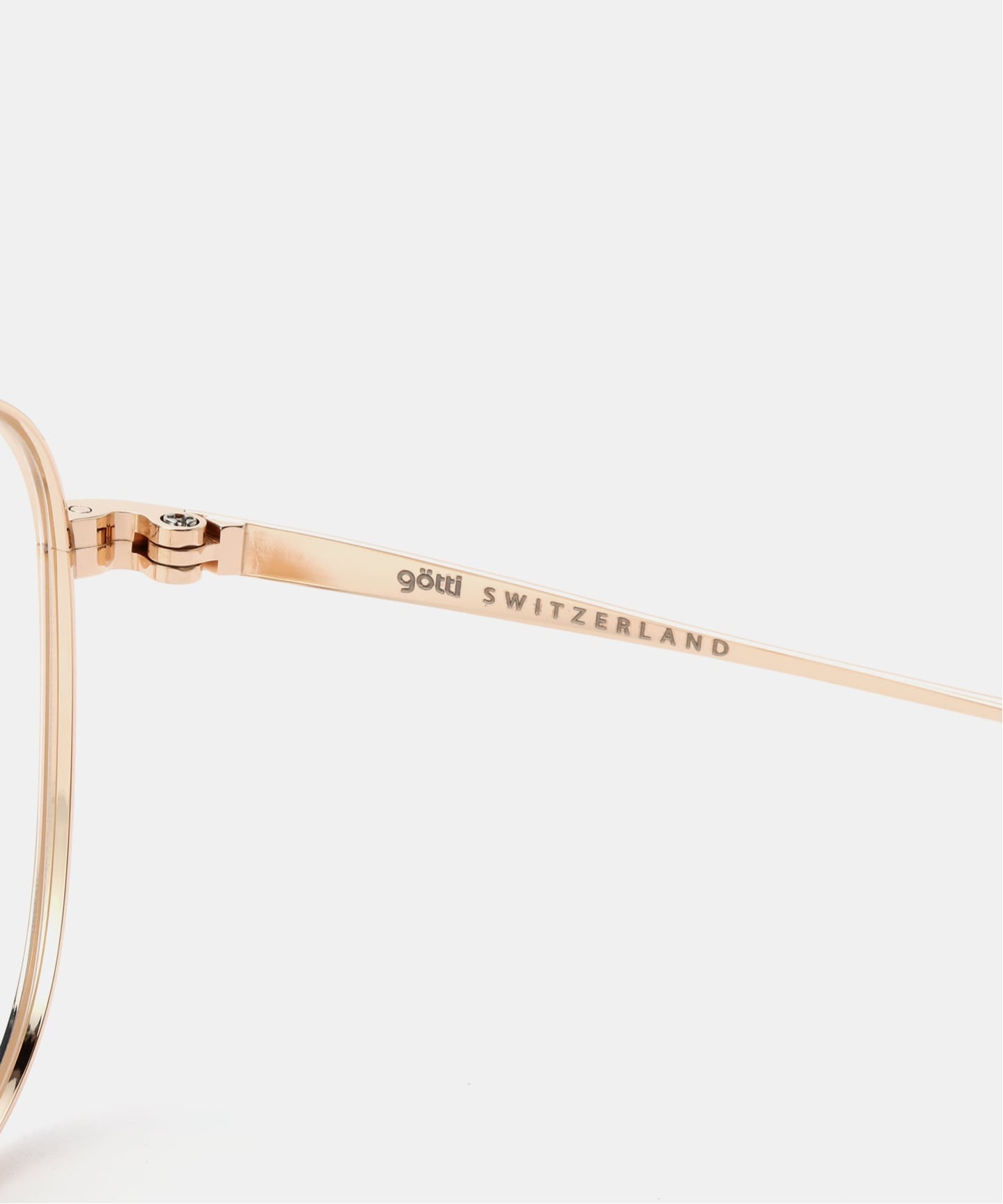 GOTTI SWITZERLAND/ゴッティ スイス】metal tow bridge optical