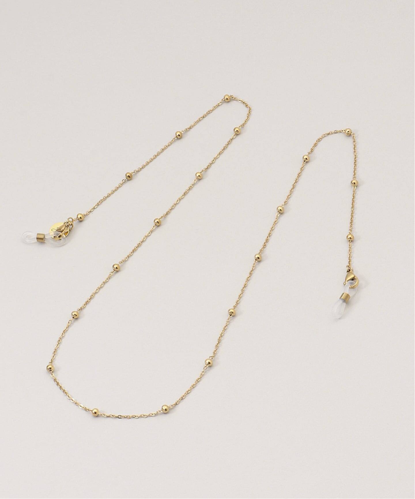 【Sunny Cords】ロージージョイ 天然ビーズ２連 眼鏡チェーン Sunny Cords(サニーコーズ)の商品一覧 - 海外通販のBUYMA