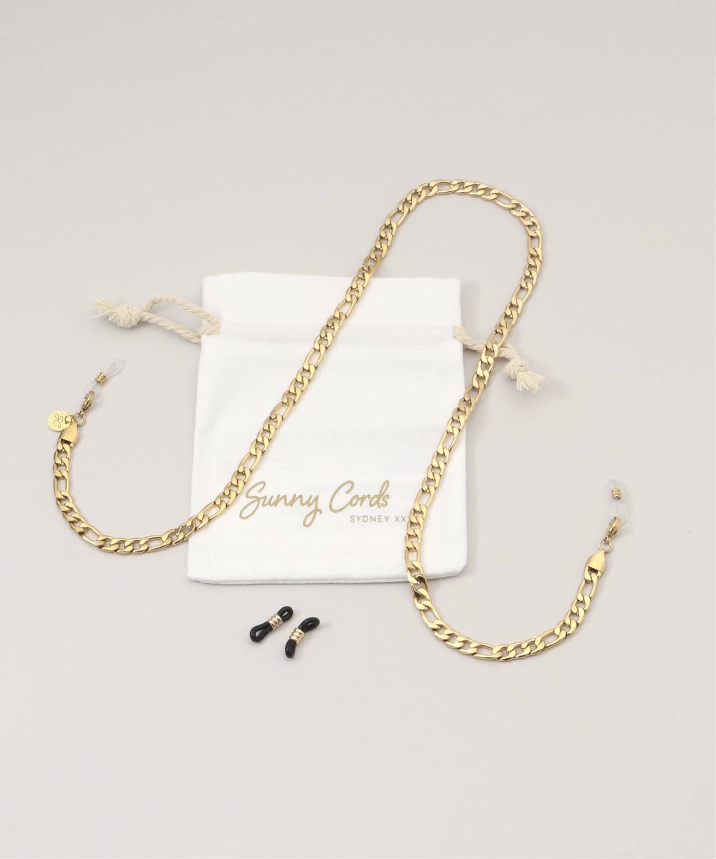 【Sunny Cords】クリスタルとゴールドビーズの眼鏡チェーン Sunny Cords(サニーコーズ)の商品一覧 - 海外通販のBUYMA