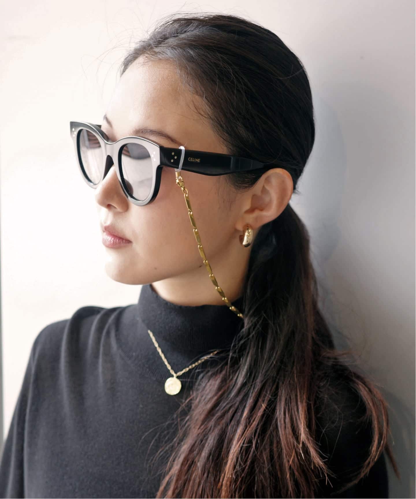 【Sunny Cords】UNISEX★ステートメントピースメガネチェーン Sunny Cords/サニーコーズ】Jake gold glasses chain(その他