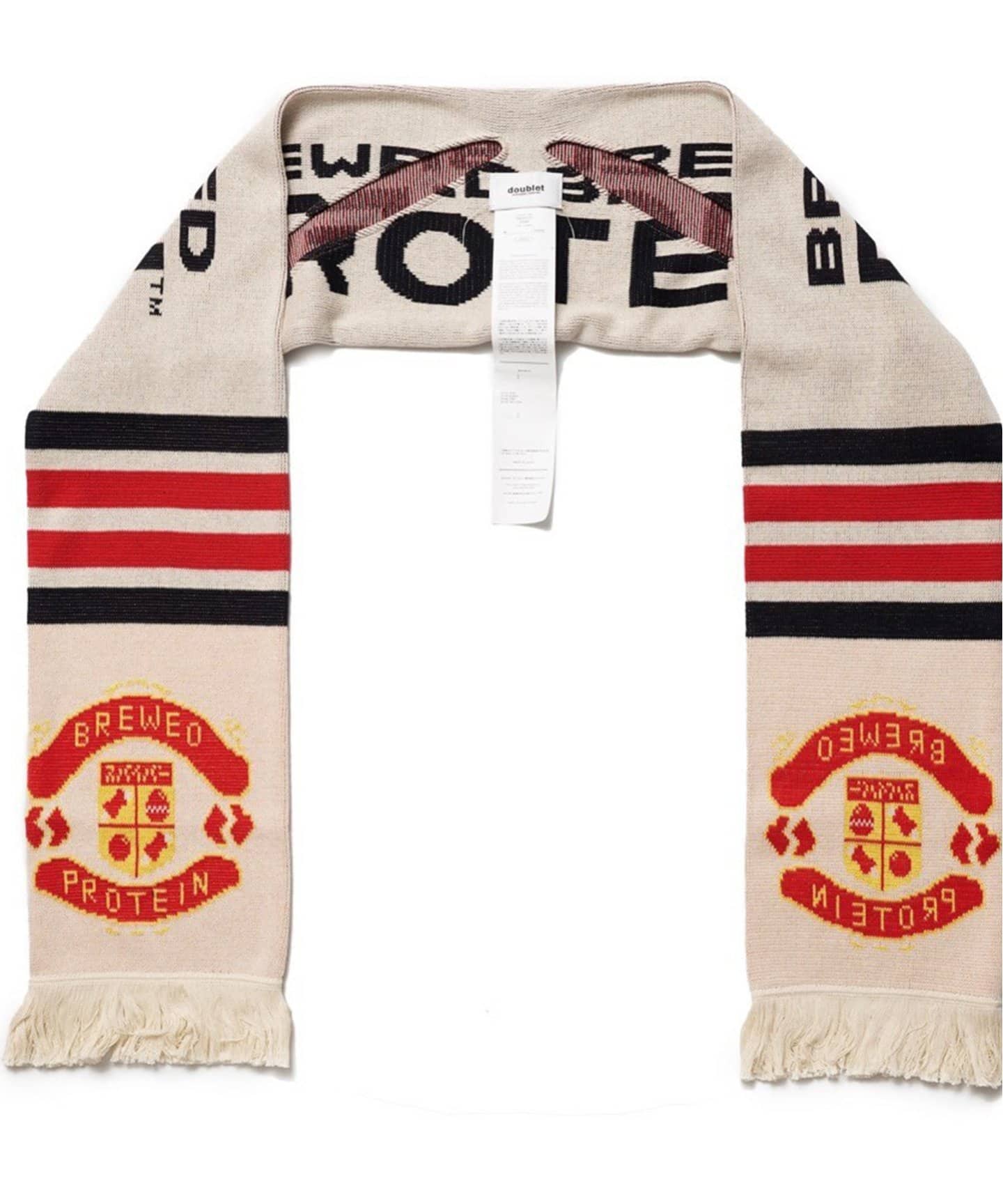 doublet / ダブレット】 'TEAM SPIBER' FOOTBALL SCARF CAR