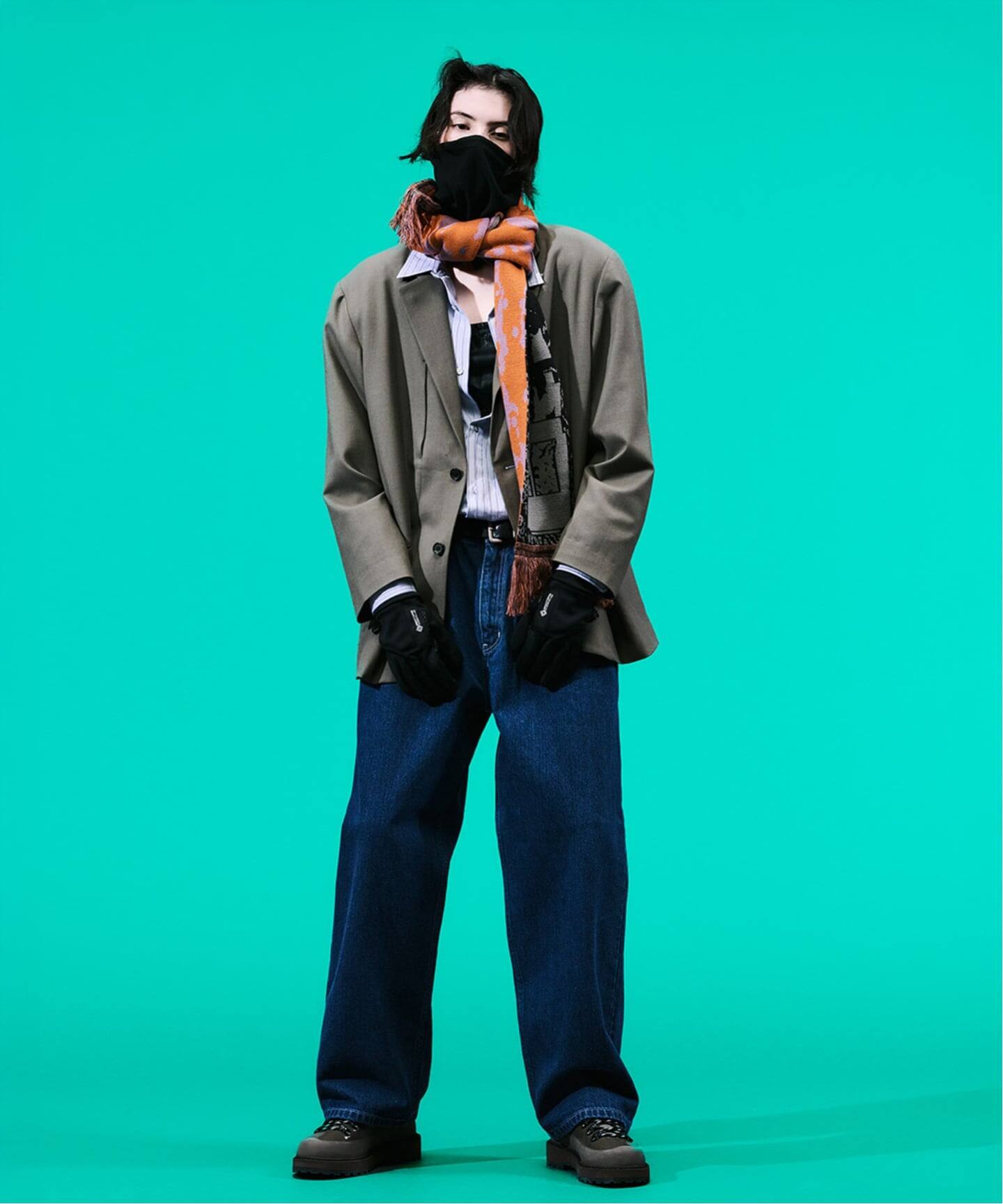 BAL / バル JACQUARD KNIT SOCCER SCARF（マフラー）｜WISM（ウィズム