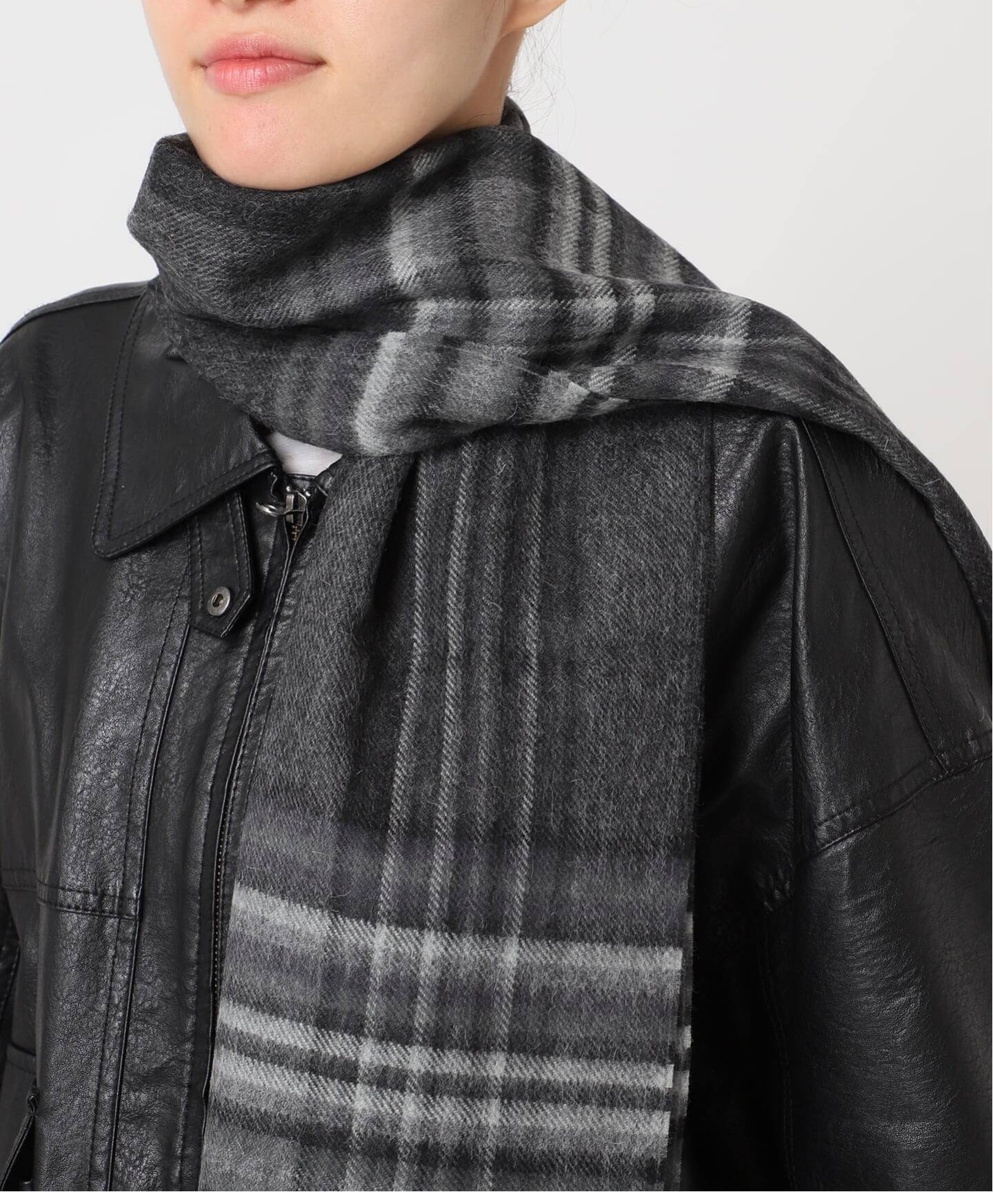 THE INOUE BROTHERS / ザ イノウエブラザーズ Brushed Scarf Check