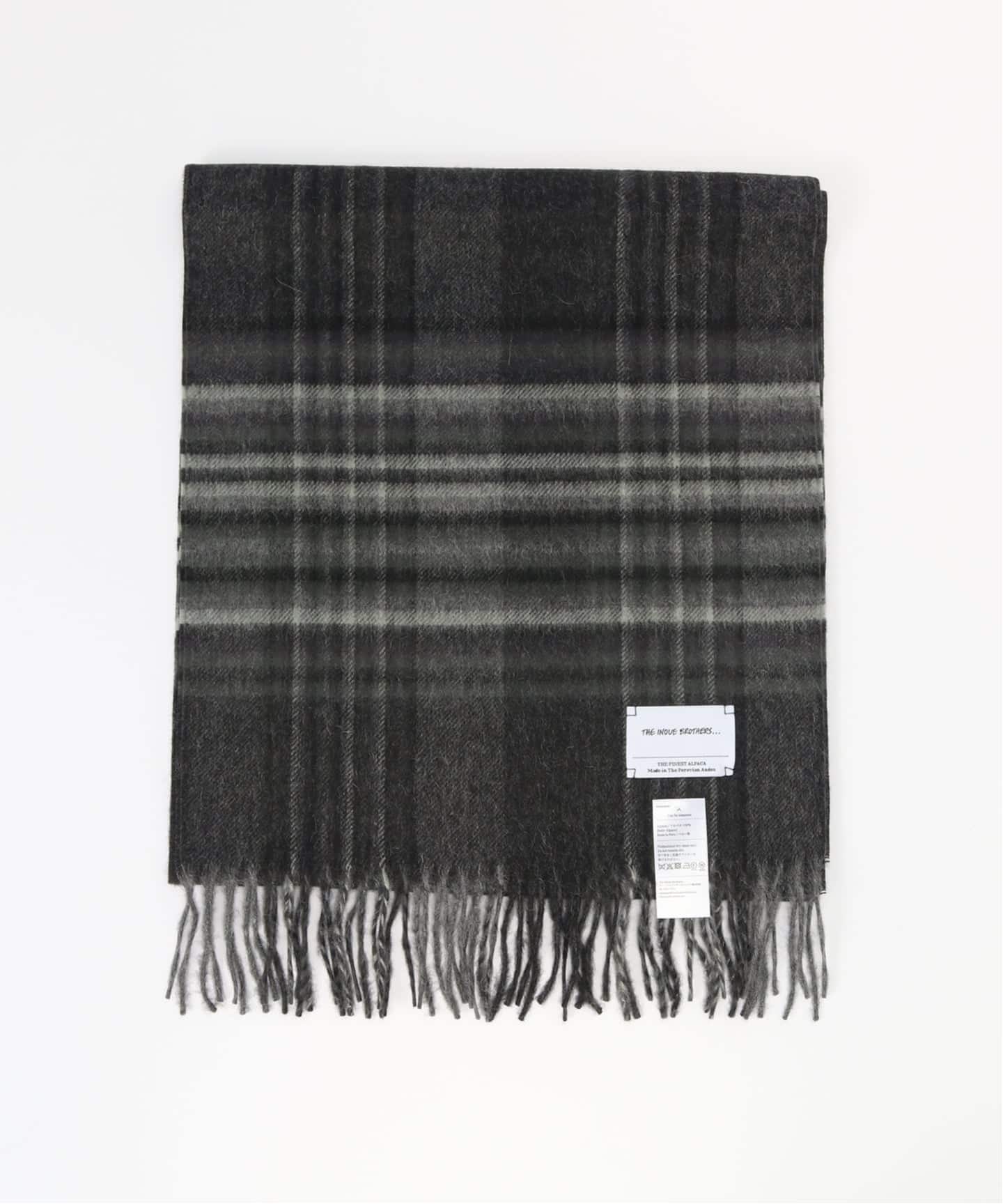 THE INOUE BROTHERS / ザ イノウエブラザーズ Brushed Scarf Check