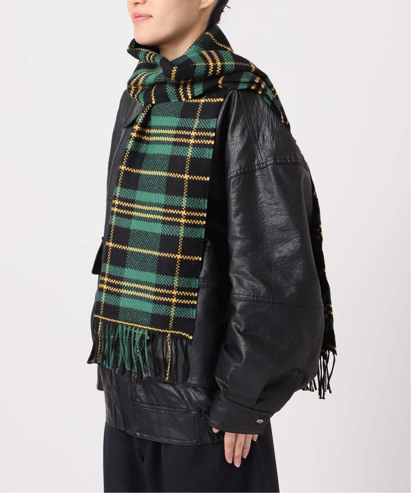 THE INOUE BROTHERS / ザ イノウエブラザーズ Market Check Scarf