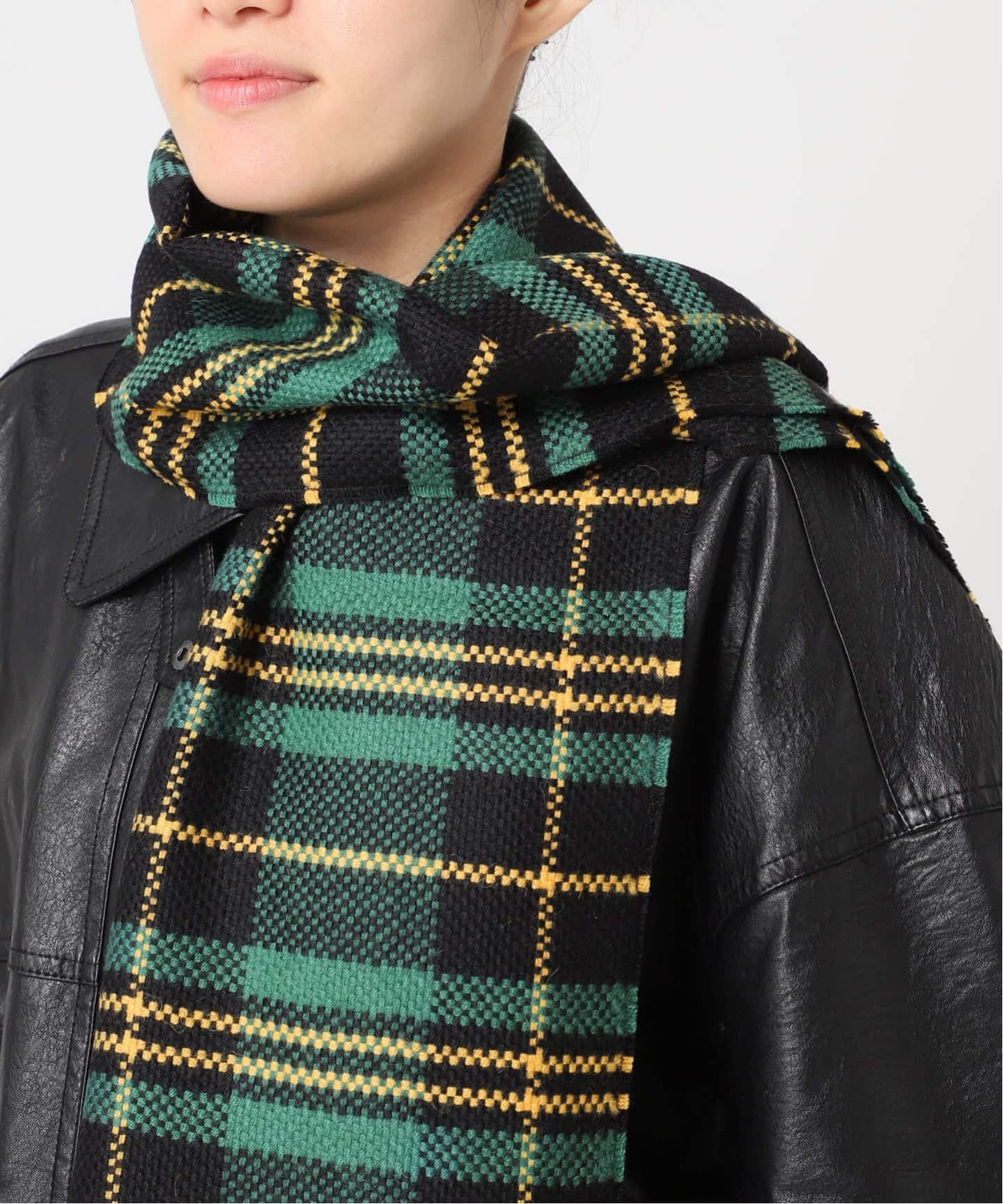 THE INOUE BROTHERS / ザ イノウエブラザーズ Market Check Scarf