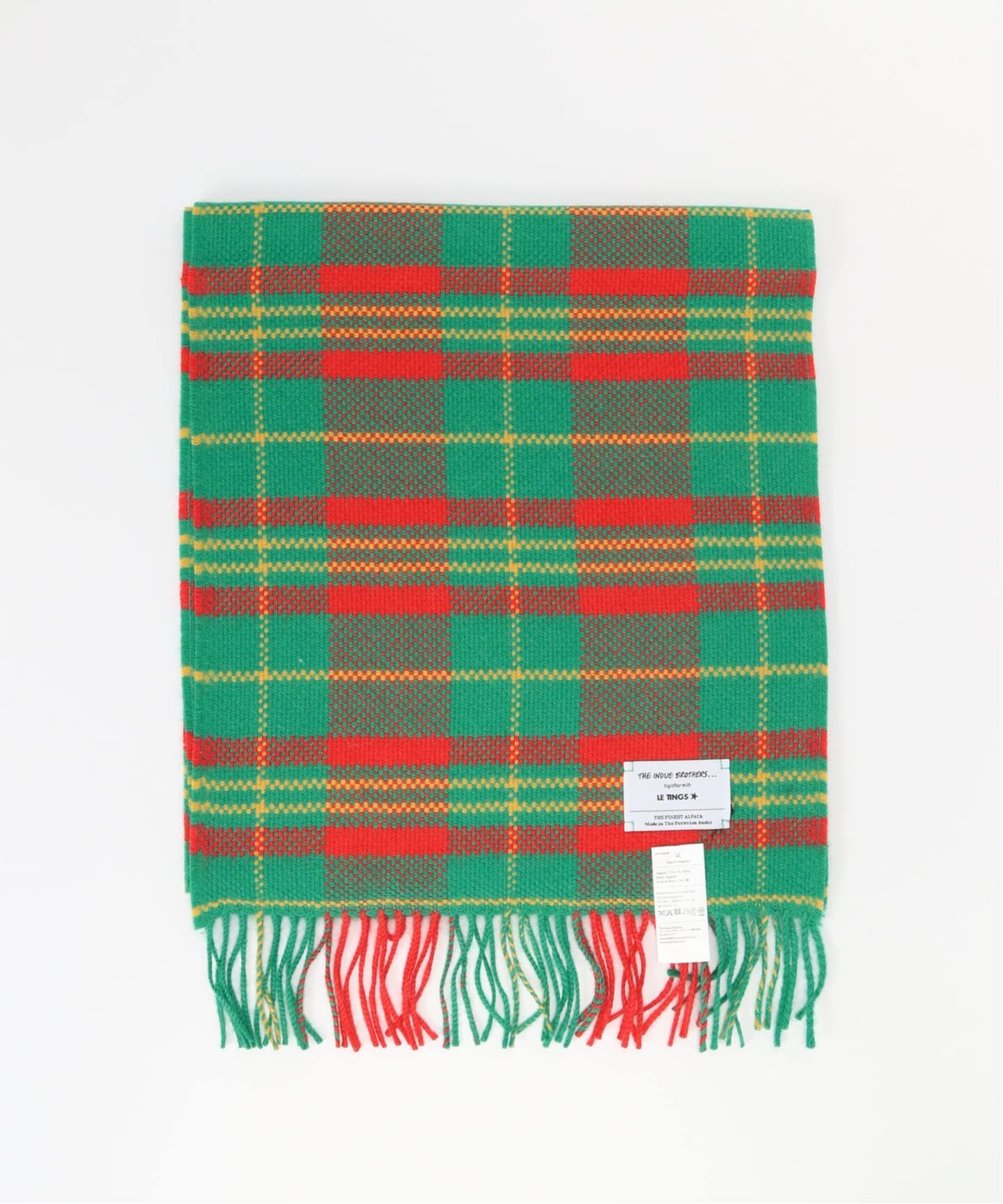 THE INOUE BROTHERS / ザ イノウエブラザーズ Market Check Scarf
