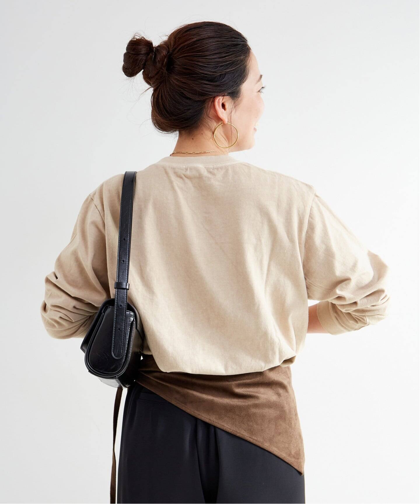 スエード調巻きスカート（その他ファッション小物）｜B.C STOCK