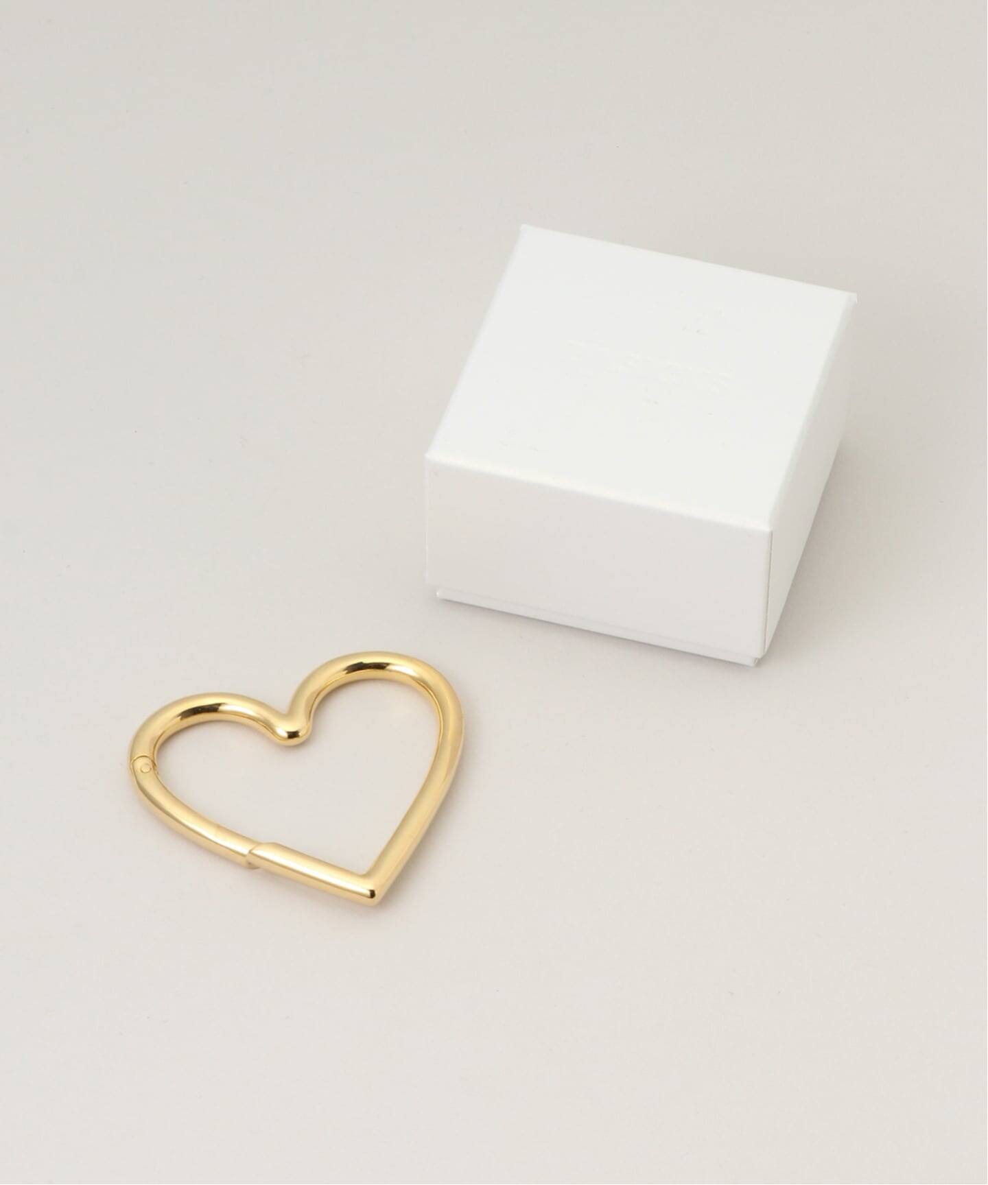 【新品】BASICS GOLD PLATING HEART CARABINER BASICKS - Gold Plating Heart Carbiner / ハートカラビナ (ゴールド
