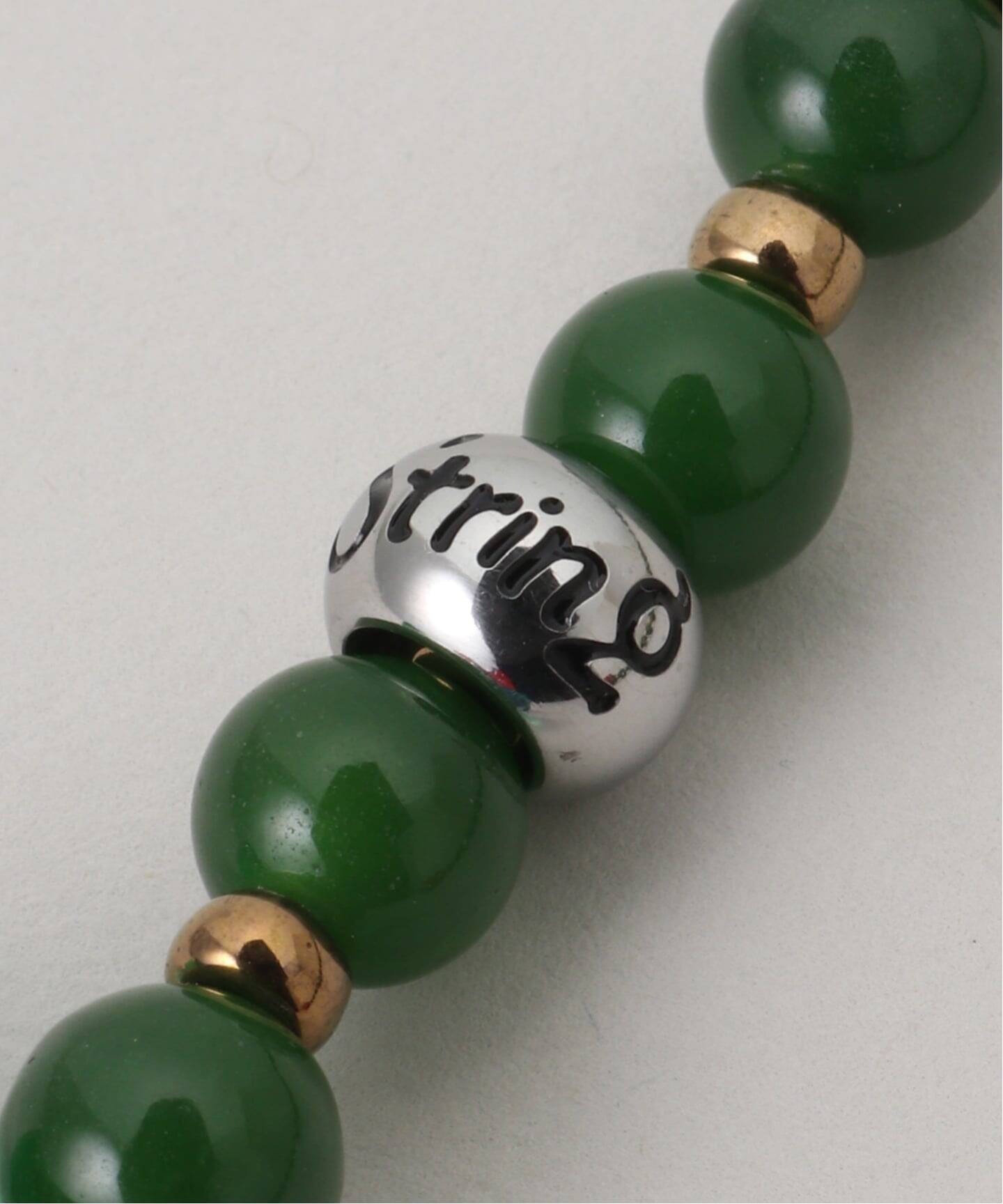 String Ting / ストリング ティング Cherry Drop Jade Bag Charm（キー