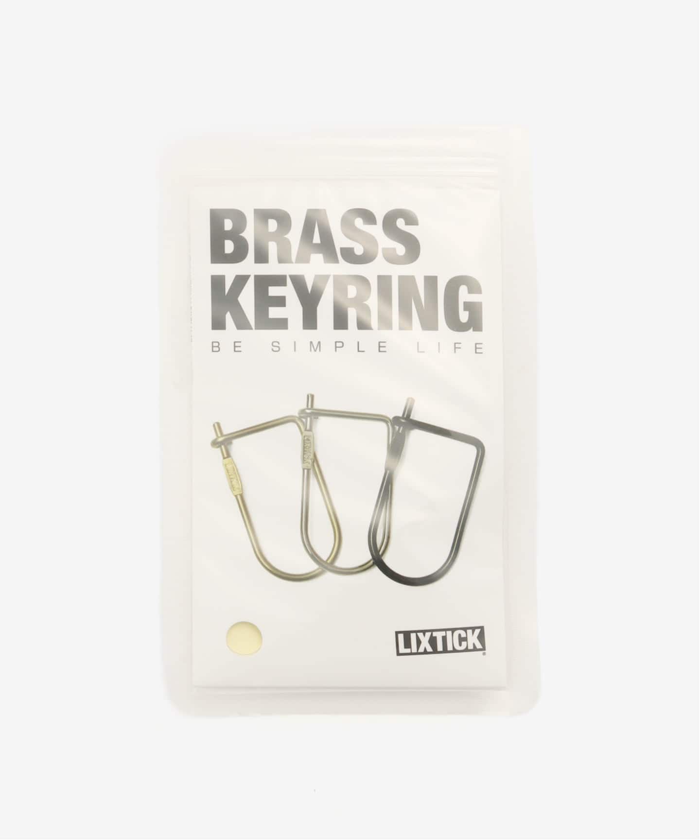 LIXTICK/リックスティック BRASS KEYRING（キーケース／キー