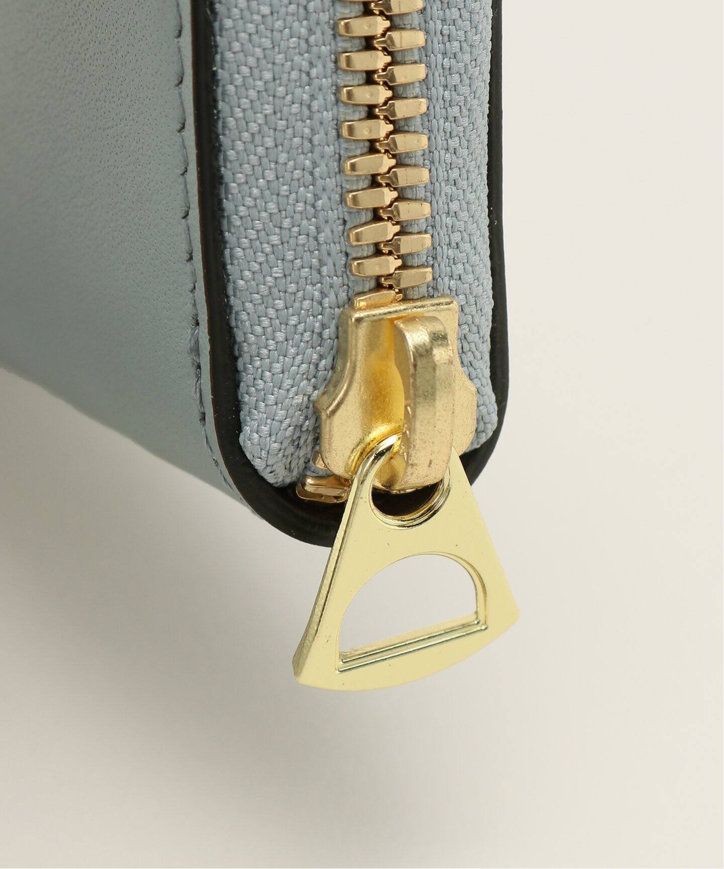 ITTI for LULU】別注 mini wallet（サックスブルー）（財布