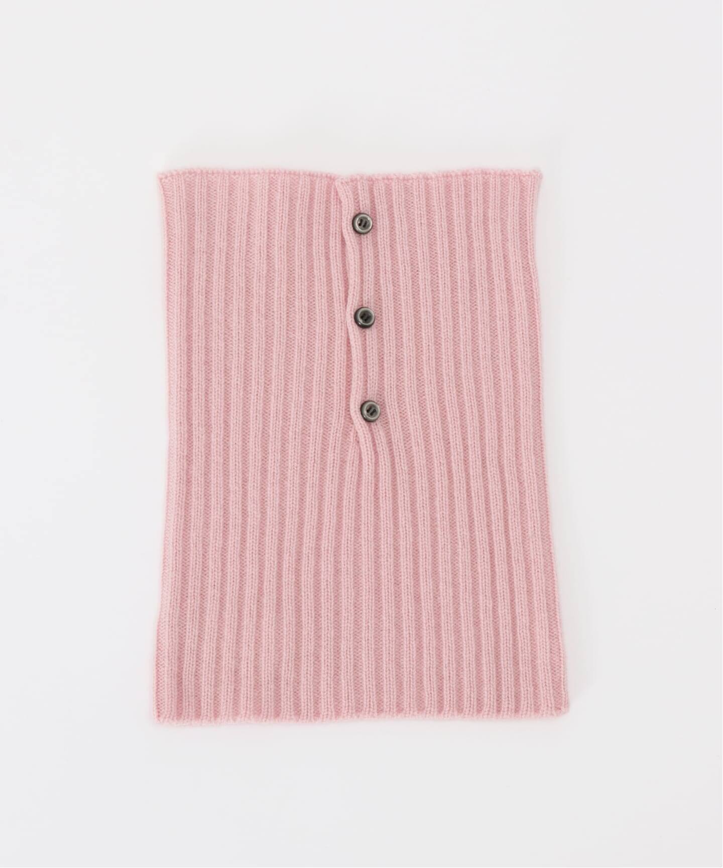 babaco ババコ　レース　ニット　ベージュ　ピンク　ウール　カシミヤ babaco/ババコ】Cashmere Neck Warmer（ネックウォーマー）｜EDIT.FOR