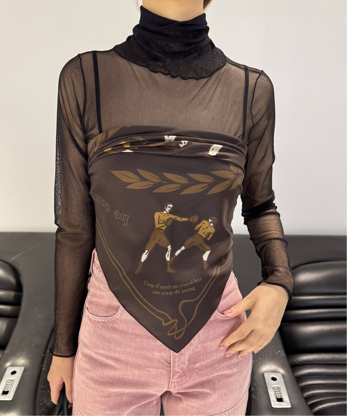 A PIECE OF CHIC/ア・ピース・オブ・シック】silk skirf challenge