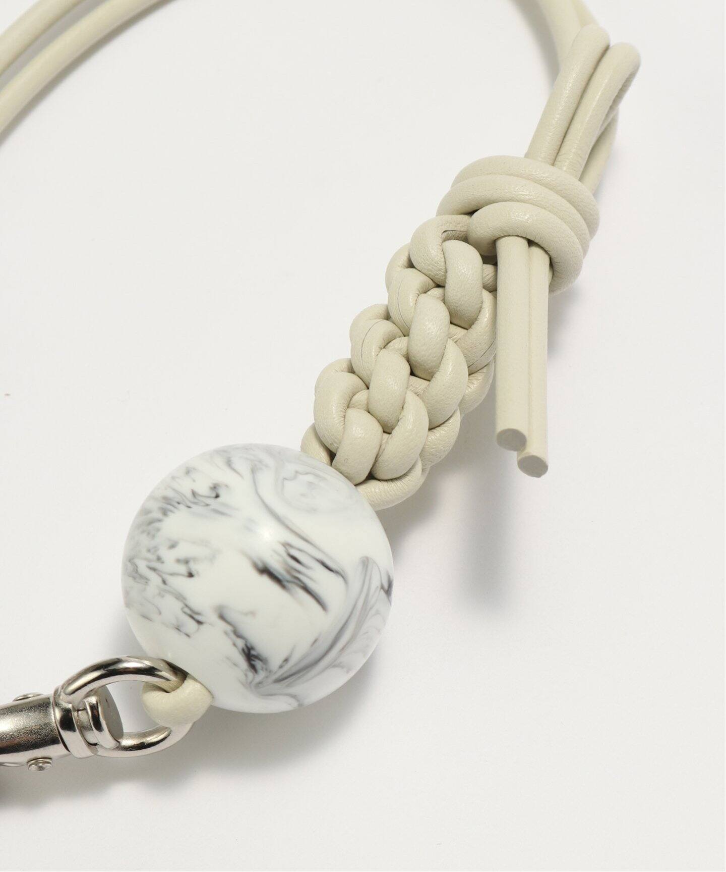 _FOT フォート　Knot ball_hand strap ベージュ PRE ORDER]Knot ball_hand strap – _Fot