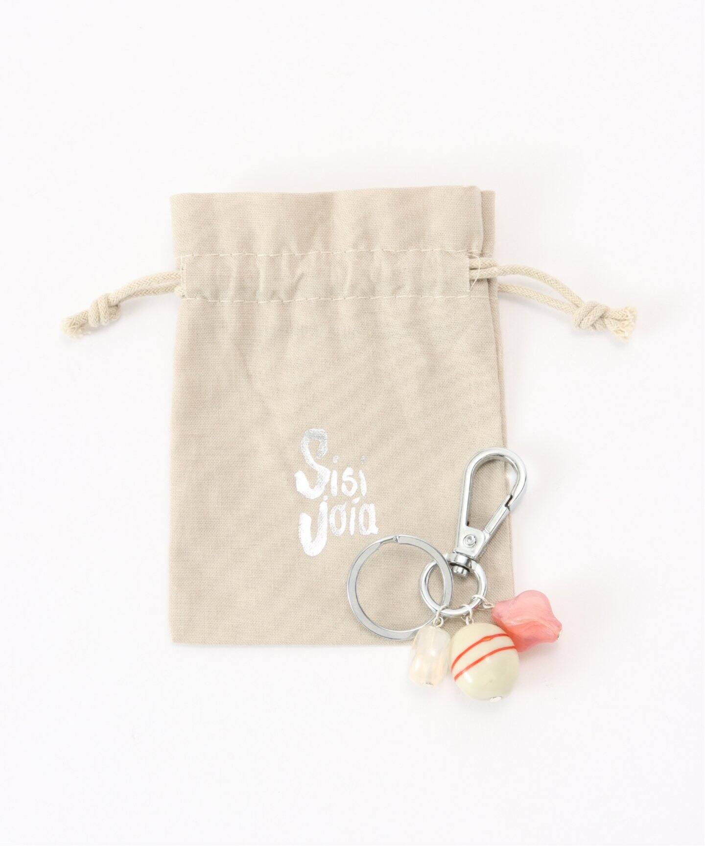 SISI JOIA/シシジョイア】for LULU keyring pink（キーケース／キー