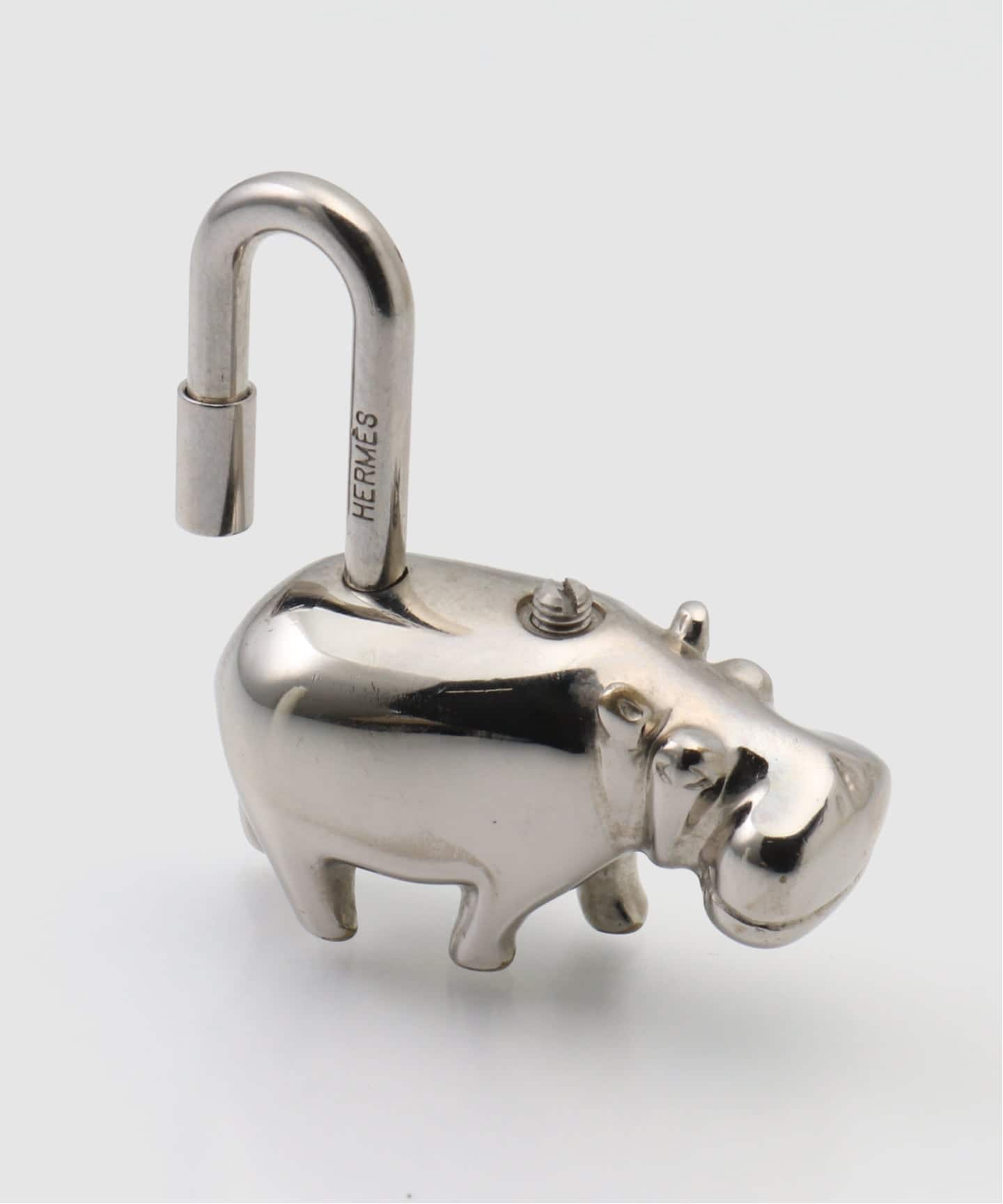 VINTAGE HERMES/エルメス】cadena charm hippo 2005（キーケース／キー