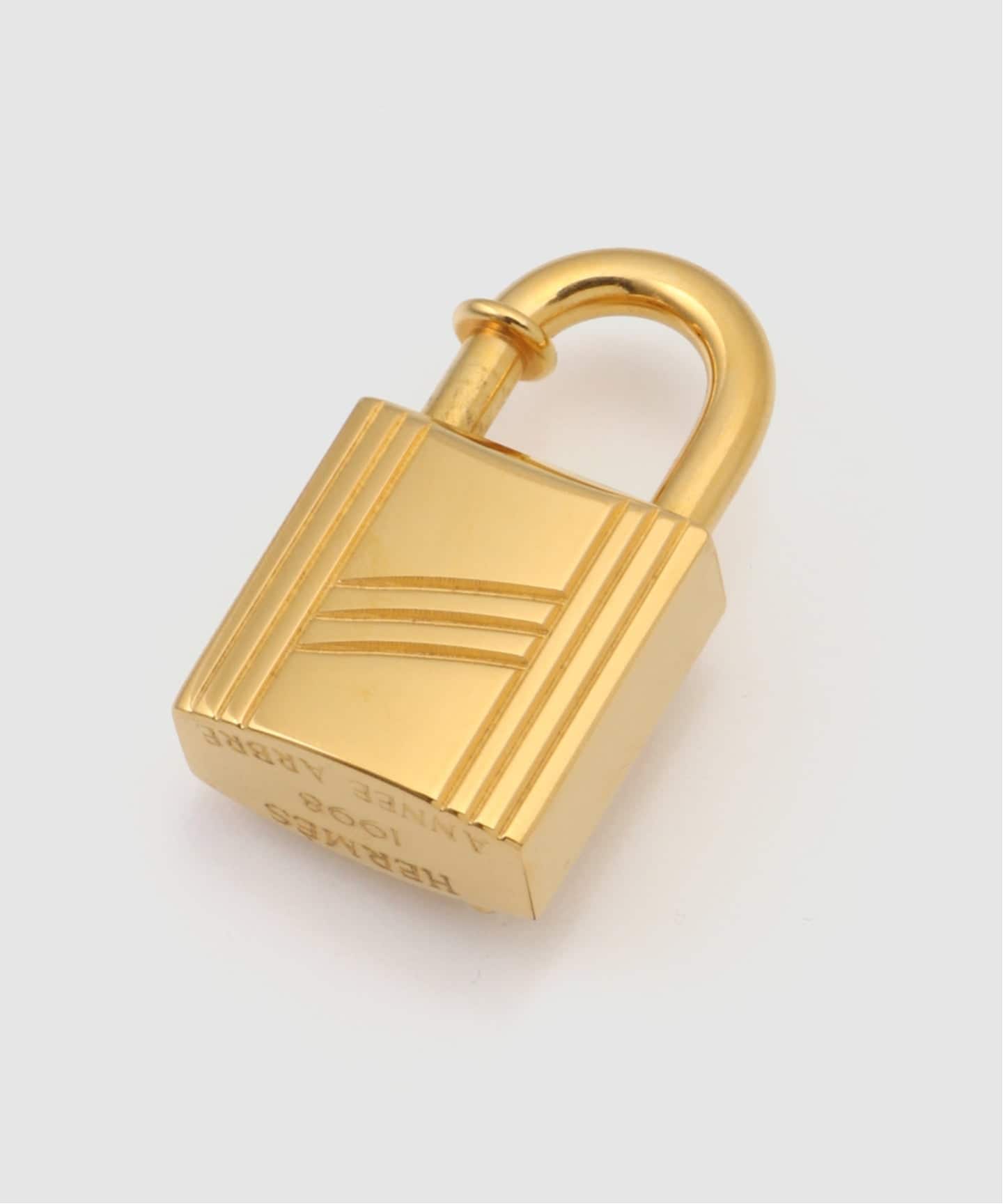 VINTAGE HERMES/エルメス】cadena charm padlock 1998（キーケース
