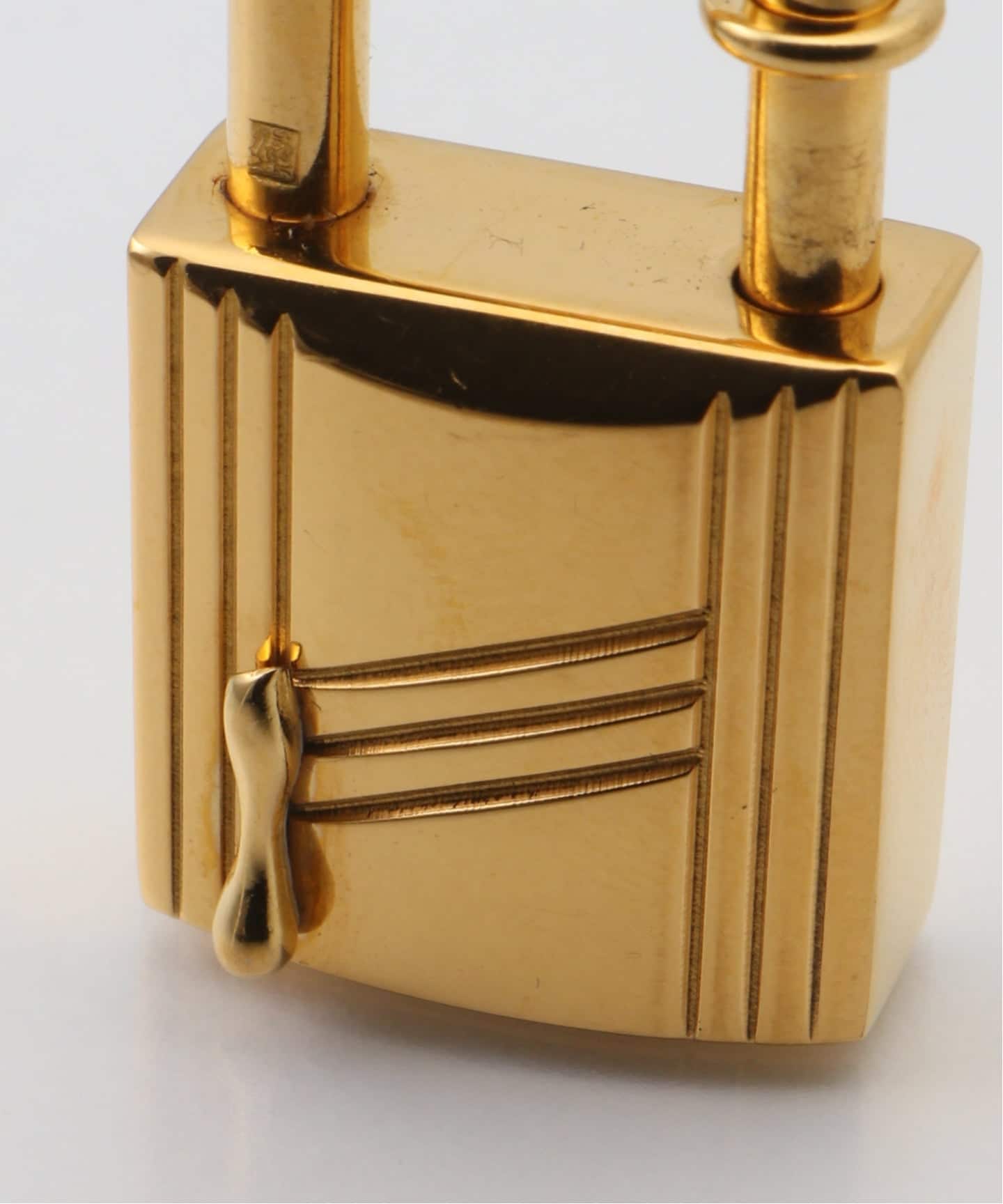 VINTAGE HERMES/エルメス】cadena charm padlock 1998（キーケース