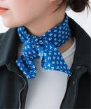 BLACK フラワースカーフ