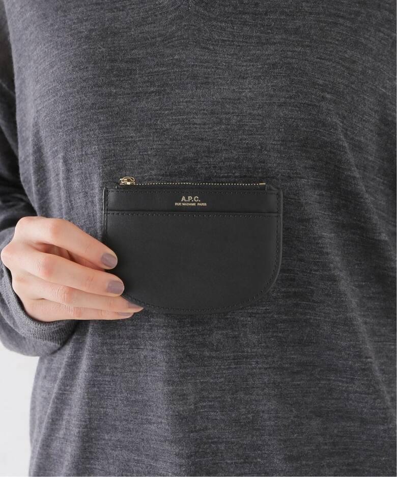 A.P.C./アーペーセー PORTE-MONNAIE DEMI-LUNE NEW-CUIR コインケース 