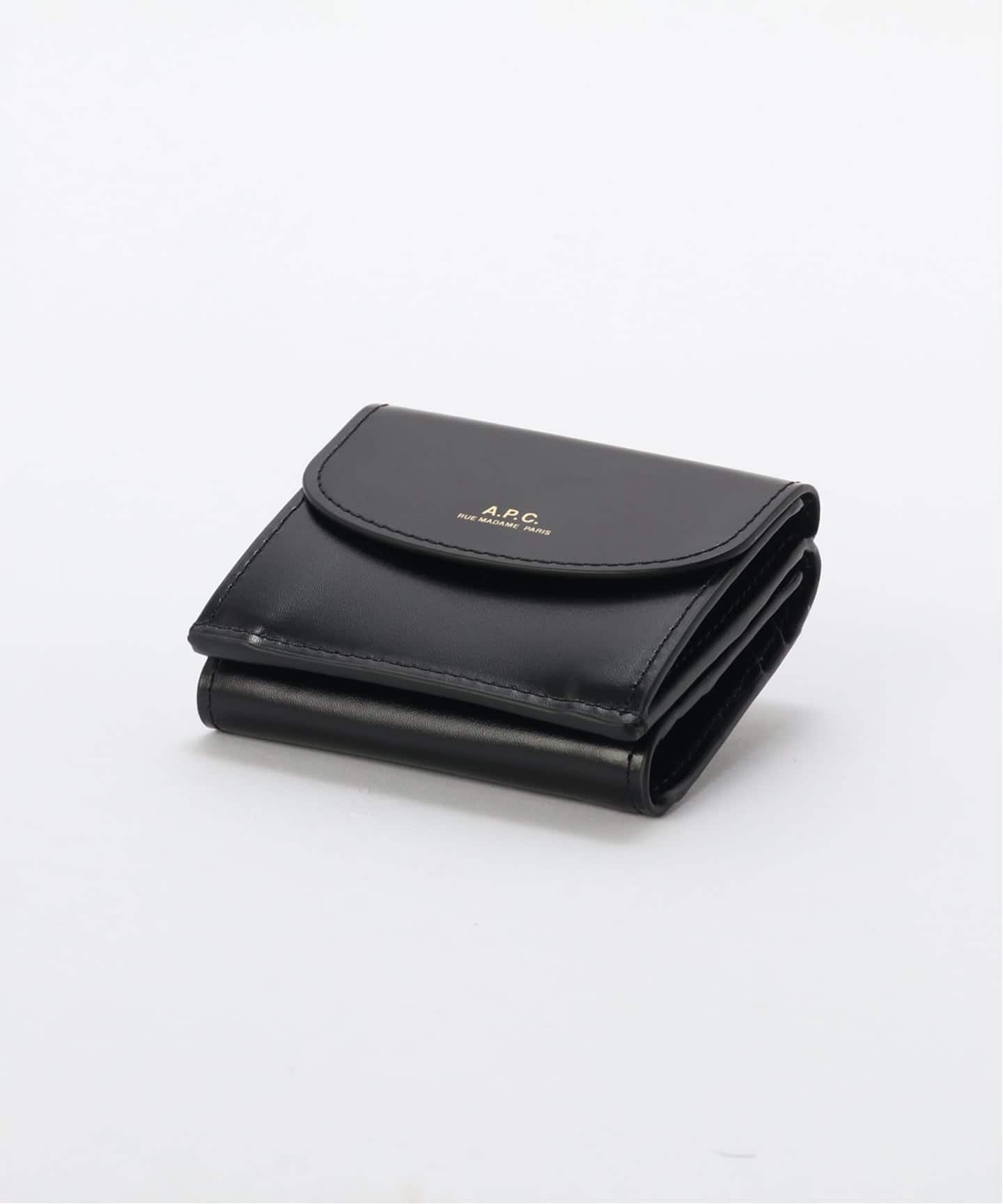 A.P.C./アーペーセー TRIFOLD GENEVE-CUIR LISSE BOX-23 財布（財布