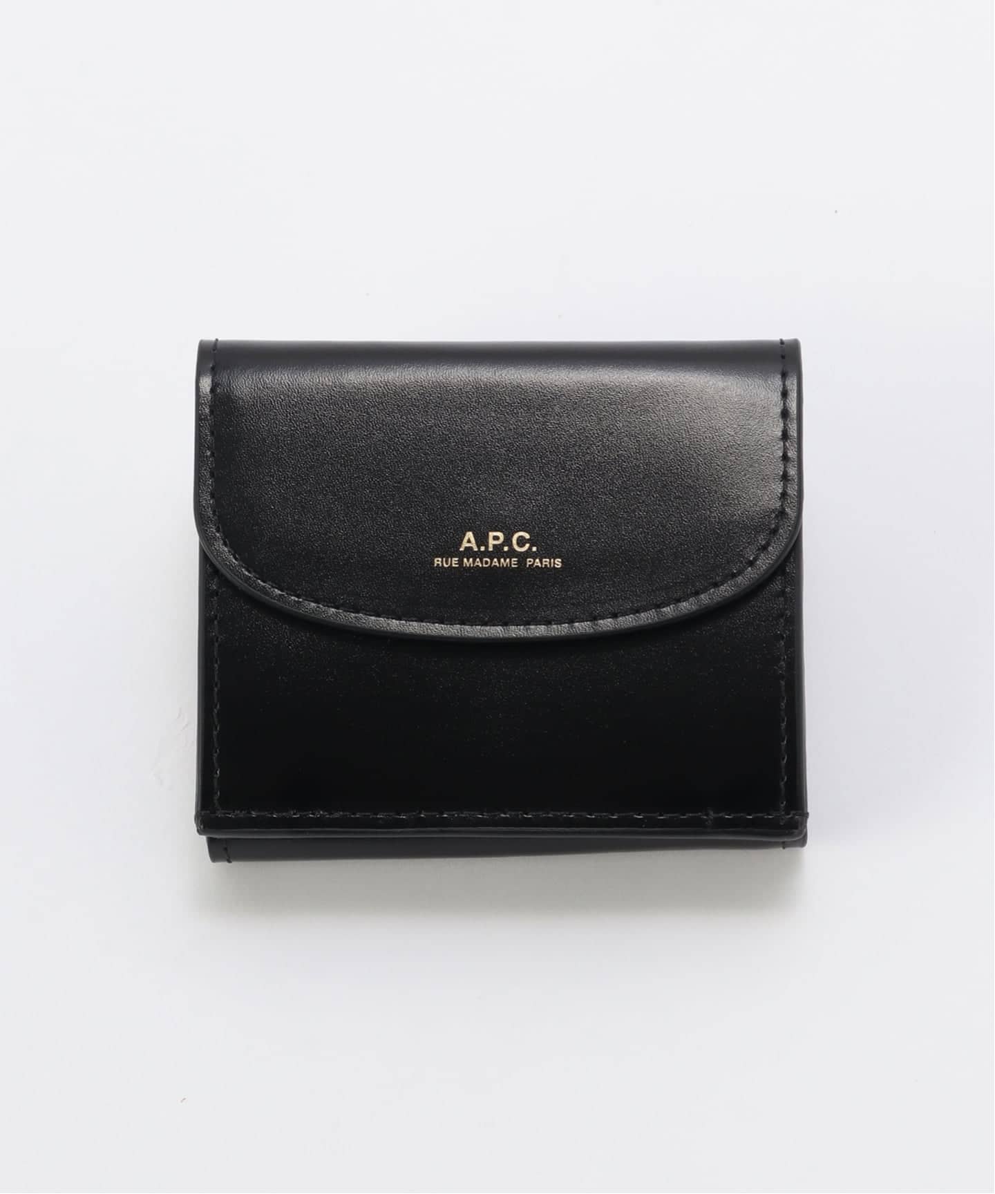 A.P.C./アーペーセー TRIFOLD GENEVE-CUIR LISSE BOX-23 財布（財布
