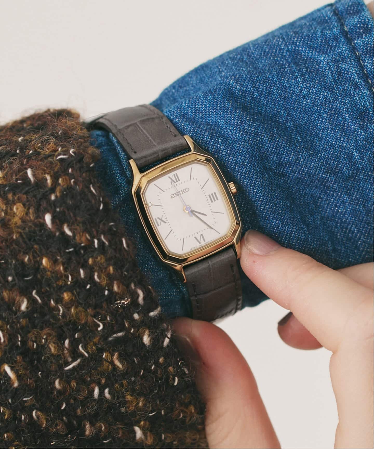 IENA SEIKO*IENA コラボウォッチ SEIKO/セイコー】IENA × HIROB Exclusive Watch ブラックは待望