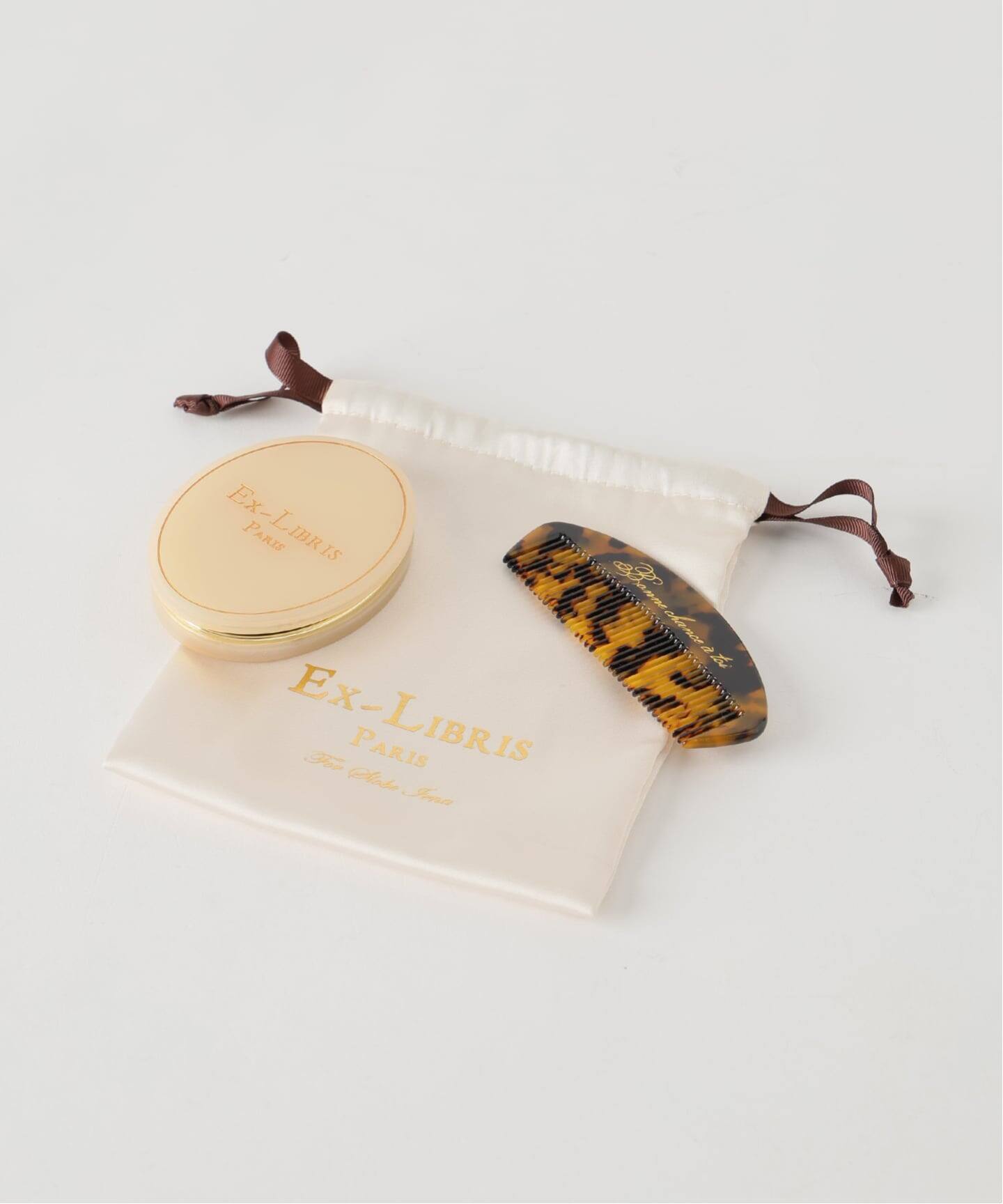 3点セット》Ex-Libris Paris SLOBE別注 ミラー&コーム&巾着セット