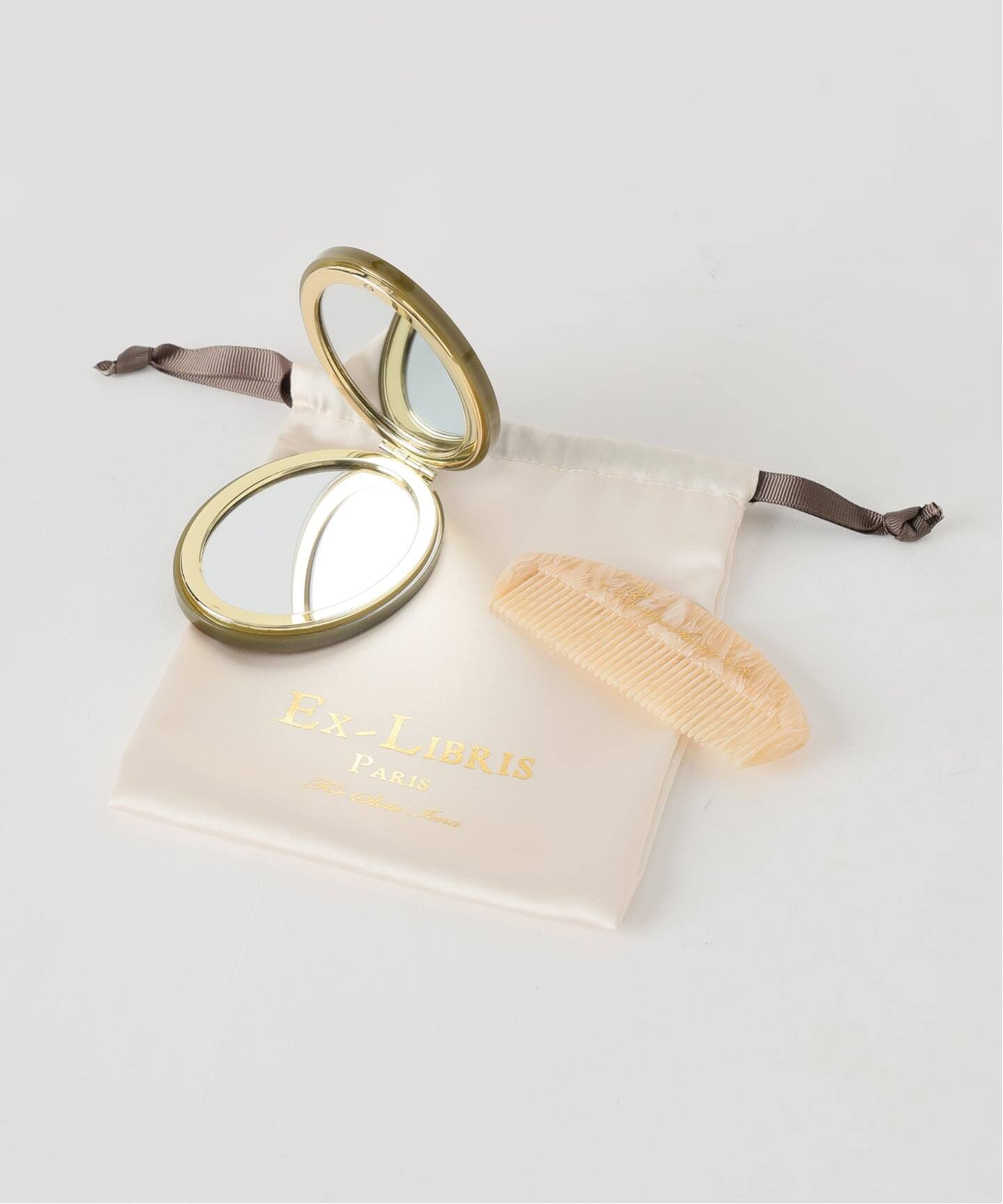 3点セット》Ex-Libris Paris SLOBE別注 ミラー&コーム&巾着セット