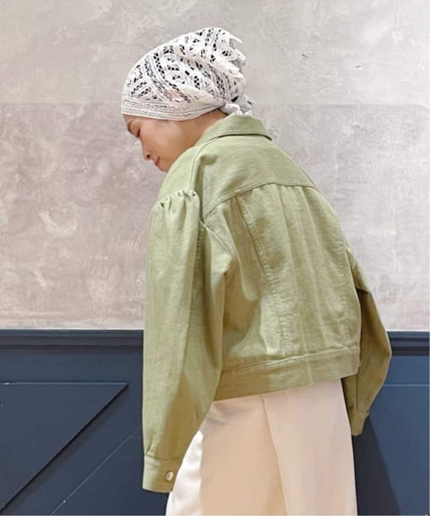 IENA LA BOUCLE バテンレースバブーシュカ 追加予約》IENA LA BOUCLE バテンレースバブーシュカ（スカーフ