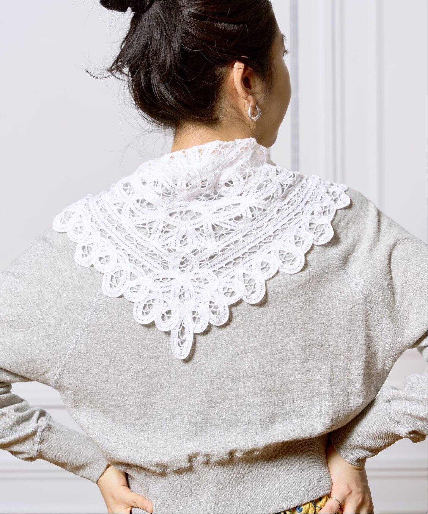 IENA LA BOUCLE バテンレースバブーシュカ 追加予約》IENA LA BOUCLE バテンレースバブーシュカ（スカーフ