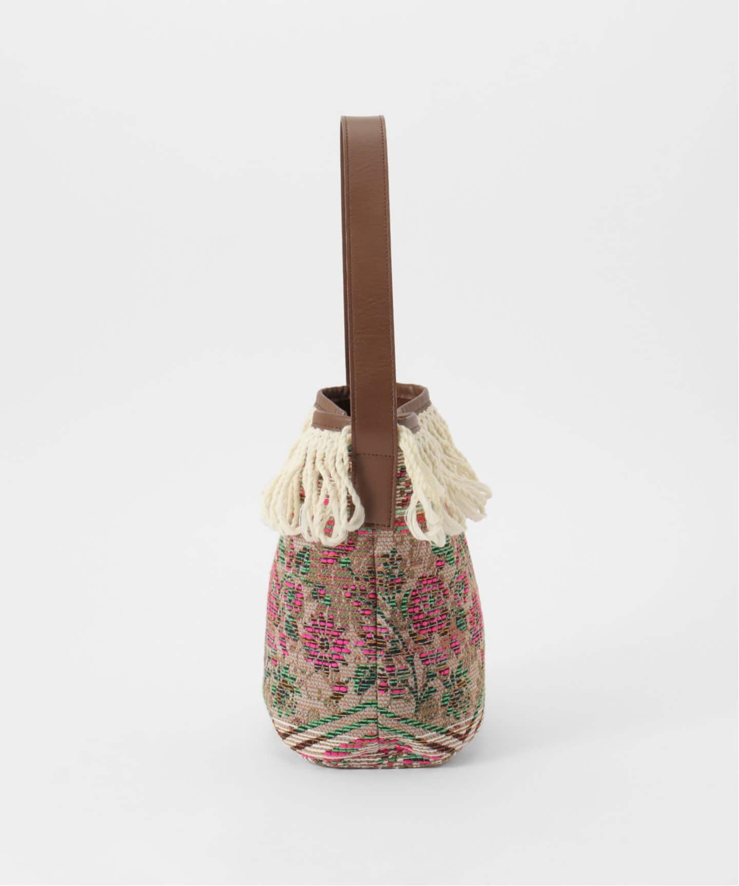 IENA LA BOUCLE SPRINTEXジャカードドラムバッグ（トートバッグ