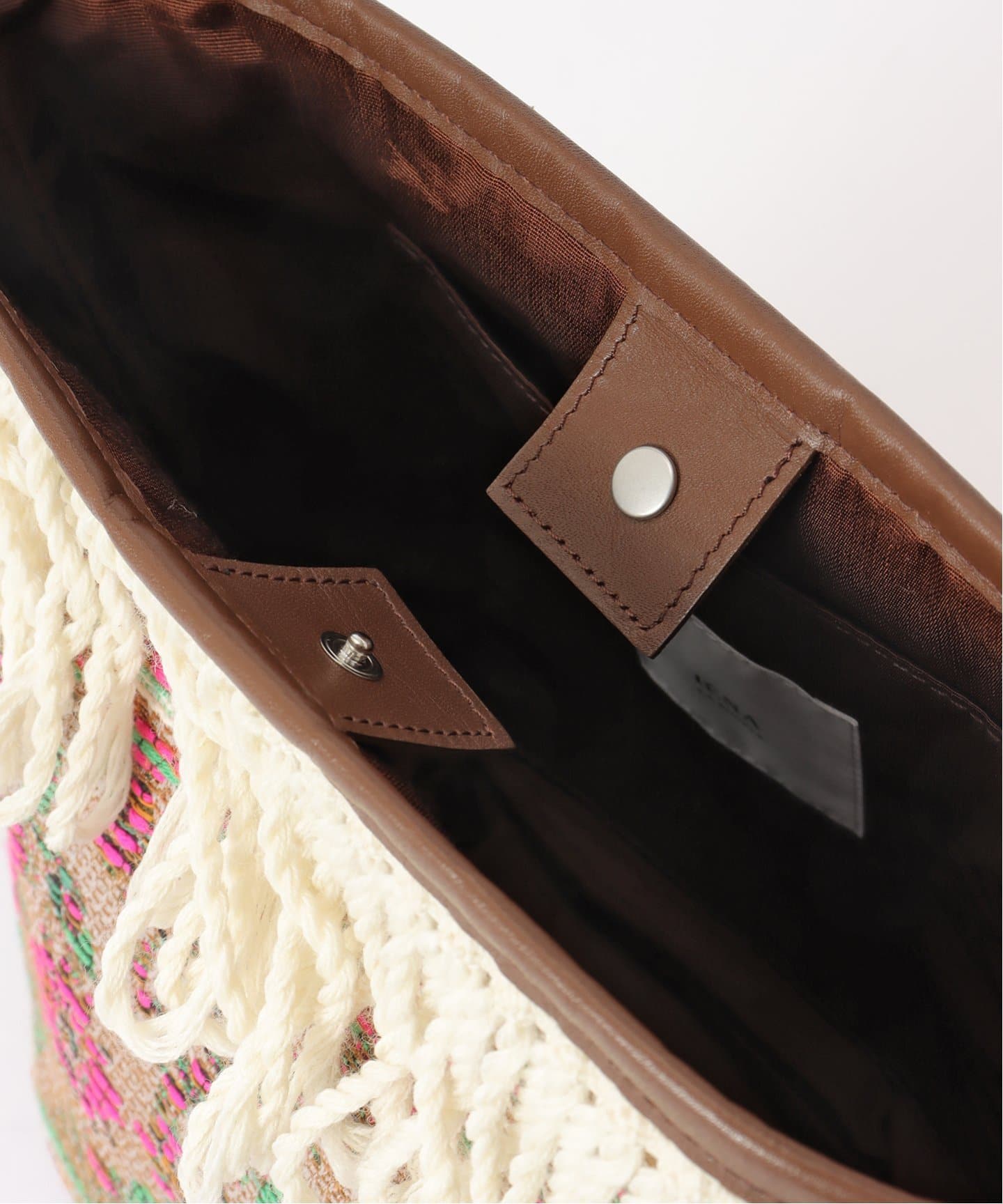 IENA LA BOUCLE SPRINTEXジャカードドラムバッグ（トートバッグ
