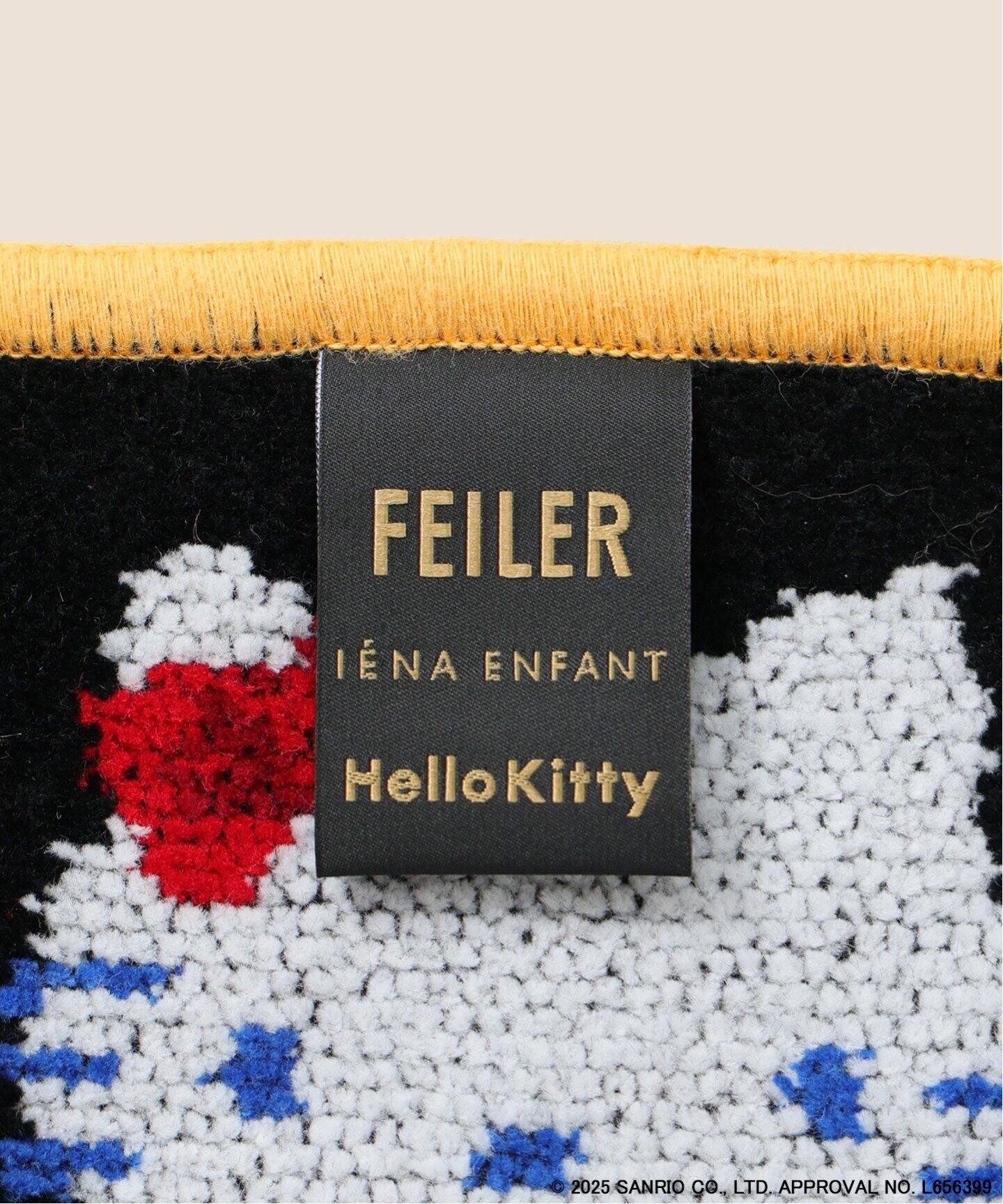 FEILER/フェイラー 別注 DLICIEUX HELLO KITTY 25*25（ハンカチ  