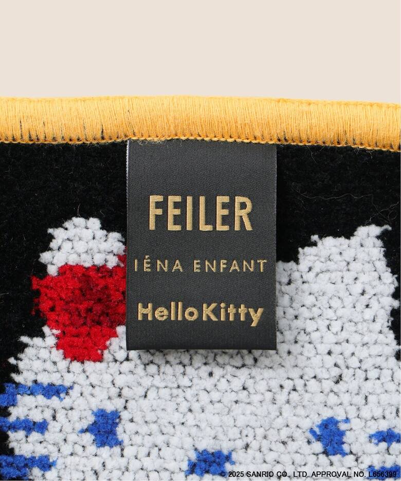 FEILER/フェイラー 別注 DLICIEUX HELLO KITTY 25*25（ハンカチ 
