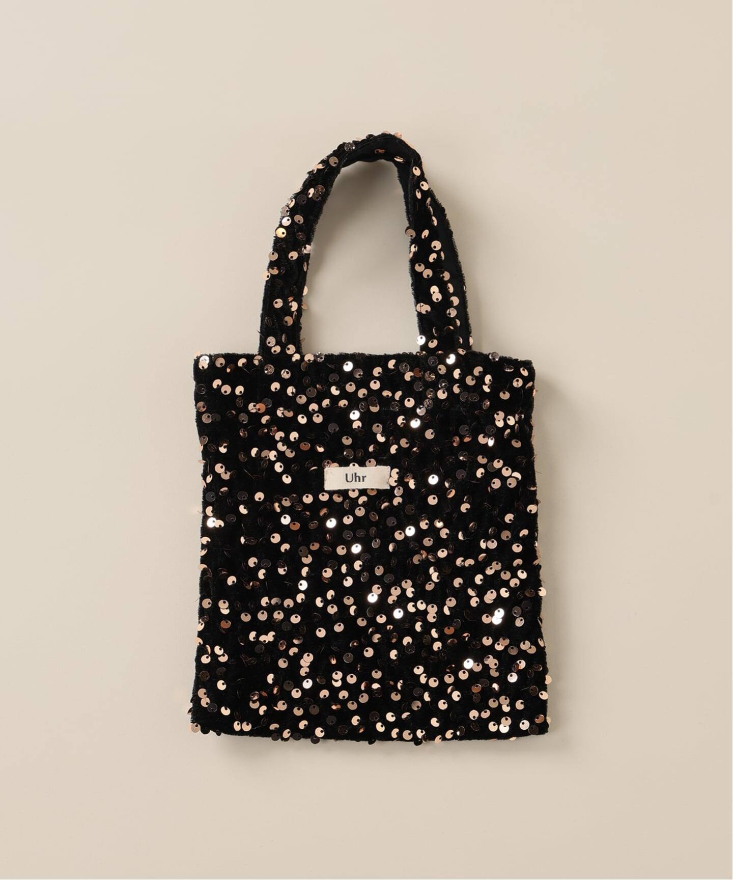 Uhr 別注 ベロアSpangle Mini ShoulderBag kids Uhr 別注 ベロアSpangle Mini ShoulderBag kids（キッズグッズ）｜IENA