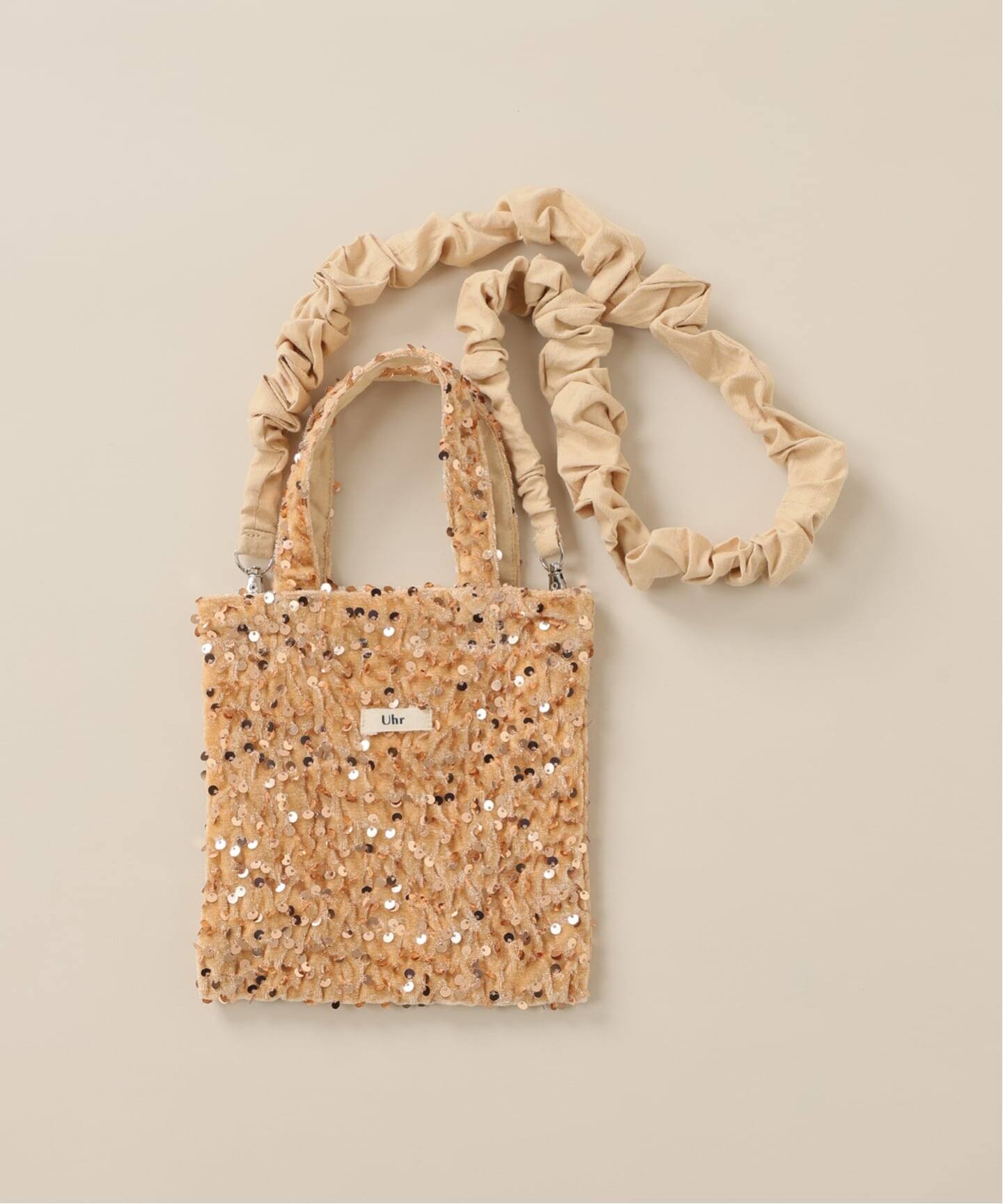 Uhr 別注 ベロアSpangle Mini ShoulderBag kids（キッズグッズ）｜IENA