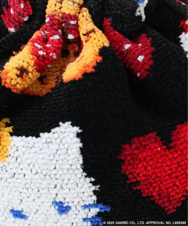 FEILER/フェイラー 別注 DLICIEUX HELLO KITTY 巾着（ポーチ）｜IENA  