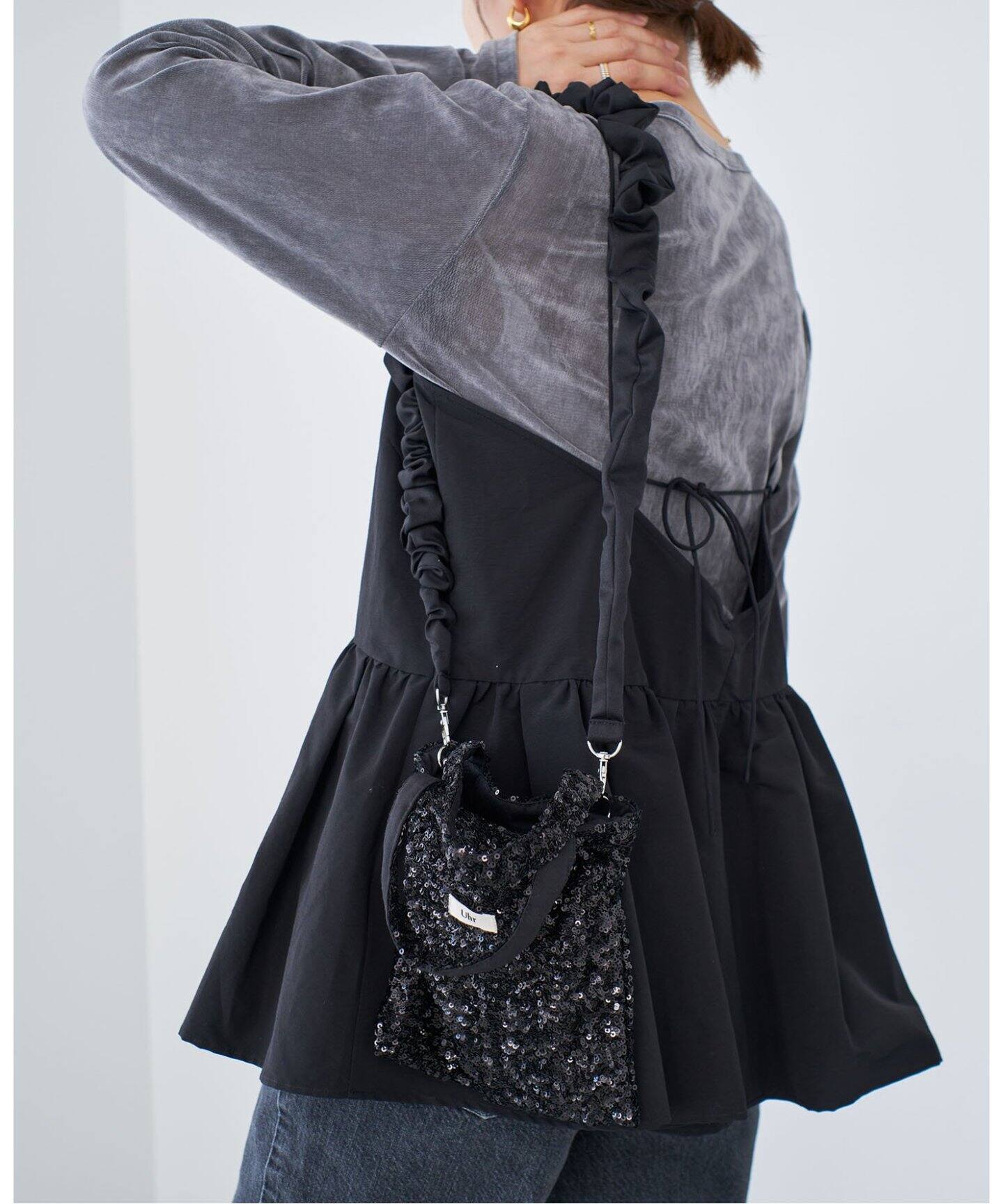 追加3》【Uhr baby&kids】別注Spangle Mini ショルダーバッグ kids 