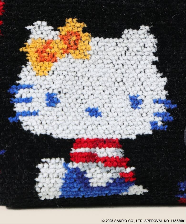 FEILER/フェイラー 別注 DLICIEUX HELLO KITTY 舟形ポーチ（ポーチ 
