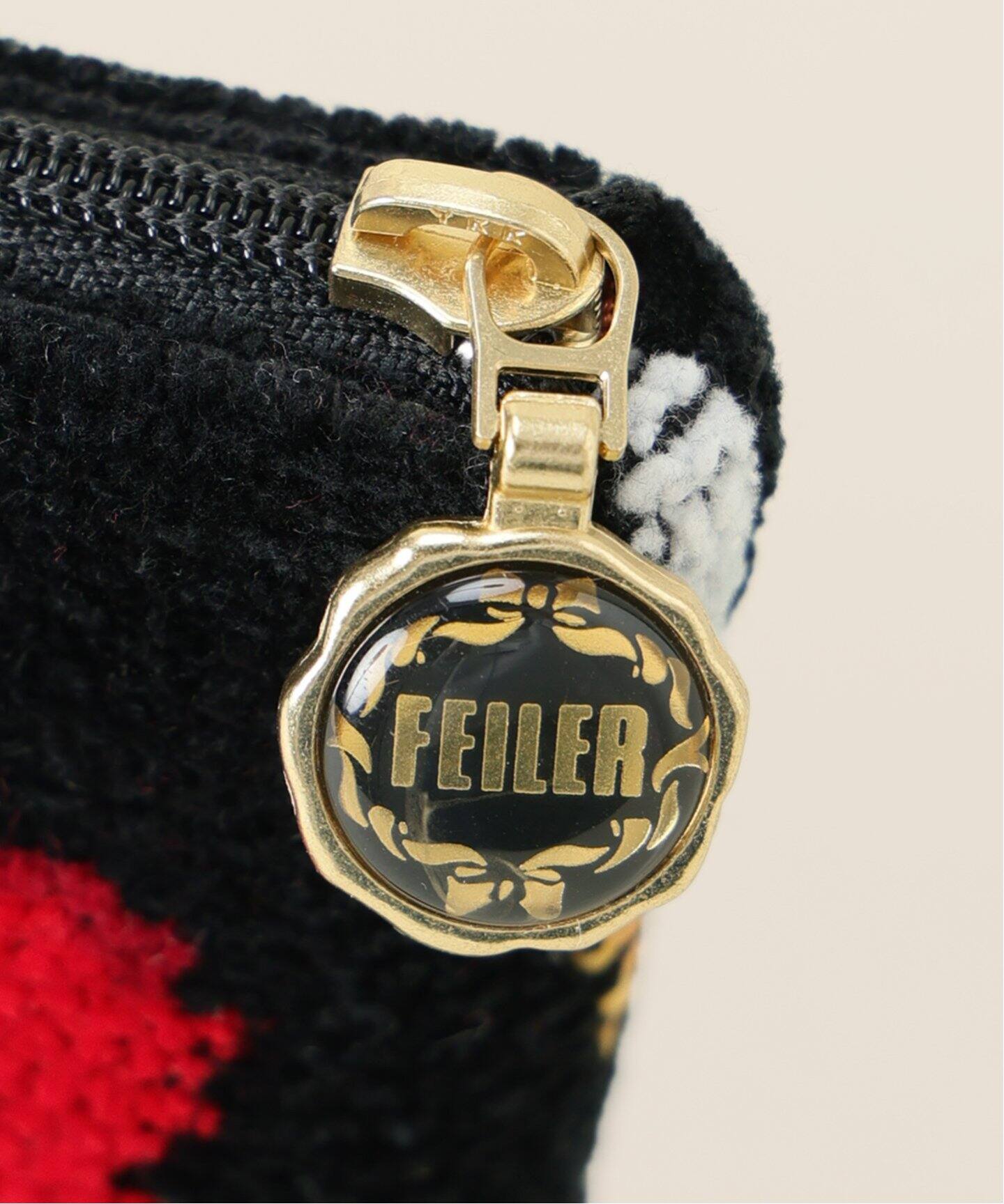FEILER/フェイラー 別注 DLICIEUX HELLO KITTY 舟形ポーチ（ポーチ 
