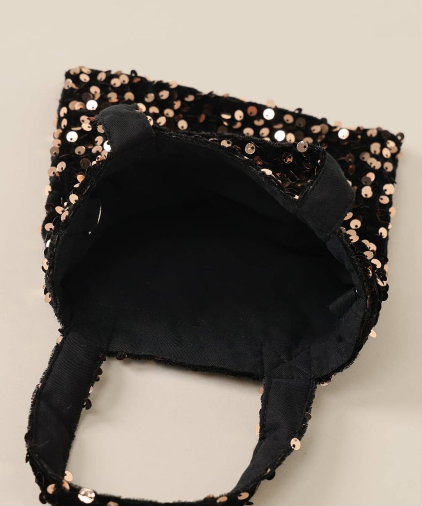 追加》【Uhr/ウーア】別注 ベロアSpangle Mini ShoulderBag kids