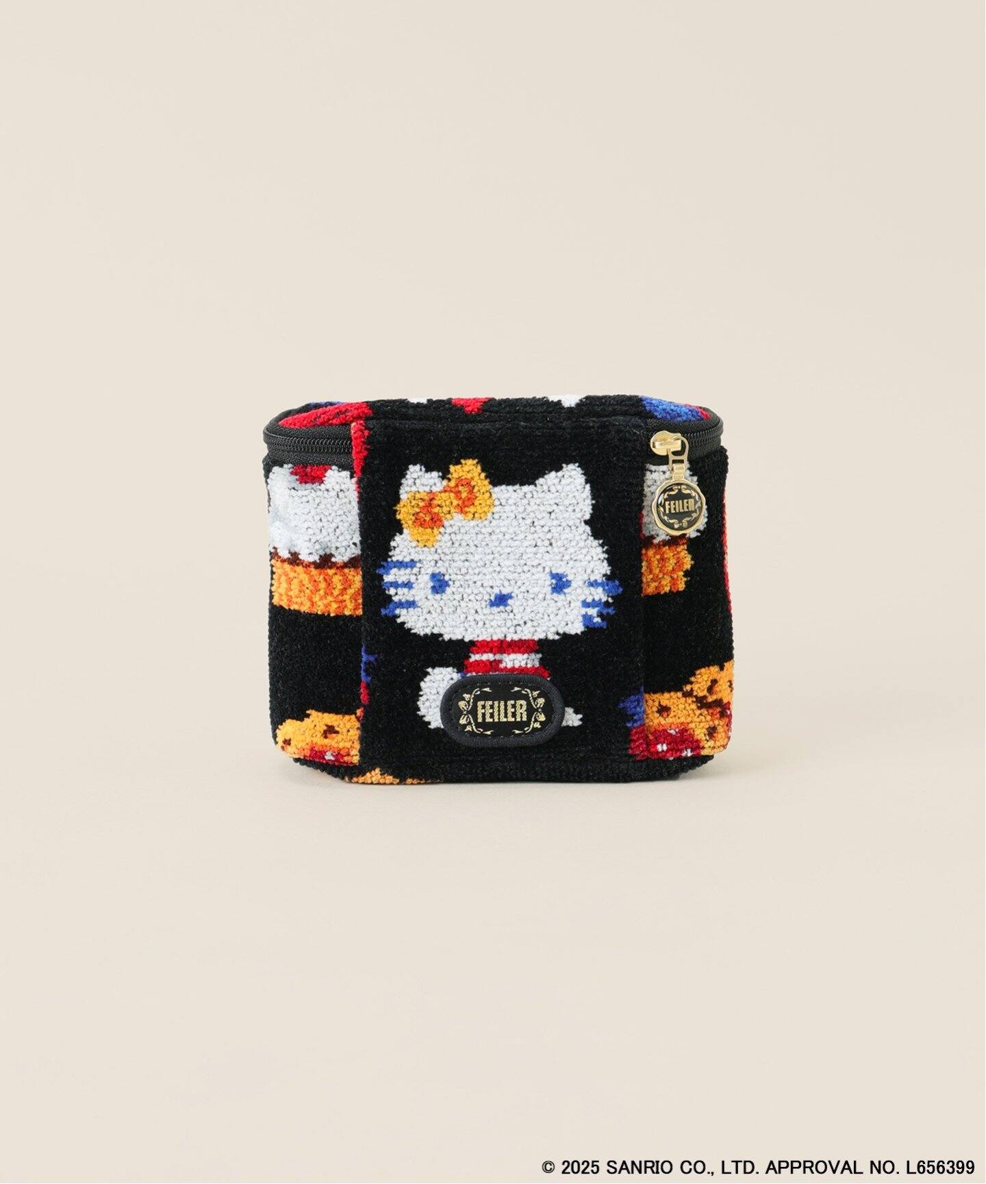 FEILER/フェイラー 別注 DLICIEUX HELLO KITTYガジェットポーチ  