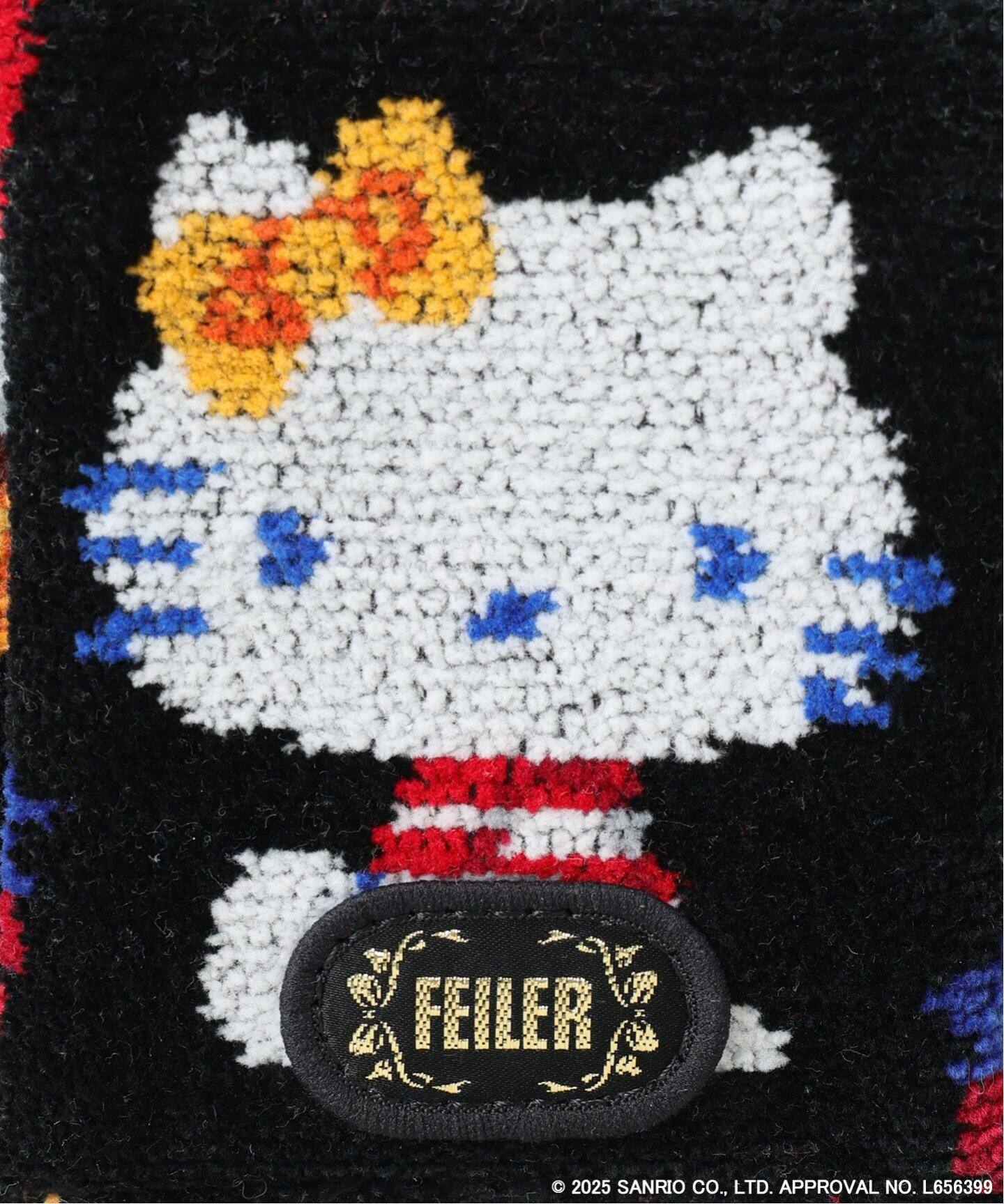 FEILER/フェイラー 別注 DLICIEUX HELLO KITTYガジェットポーチ 