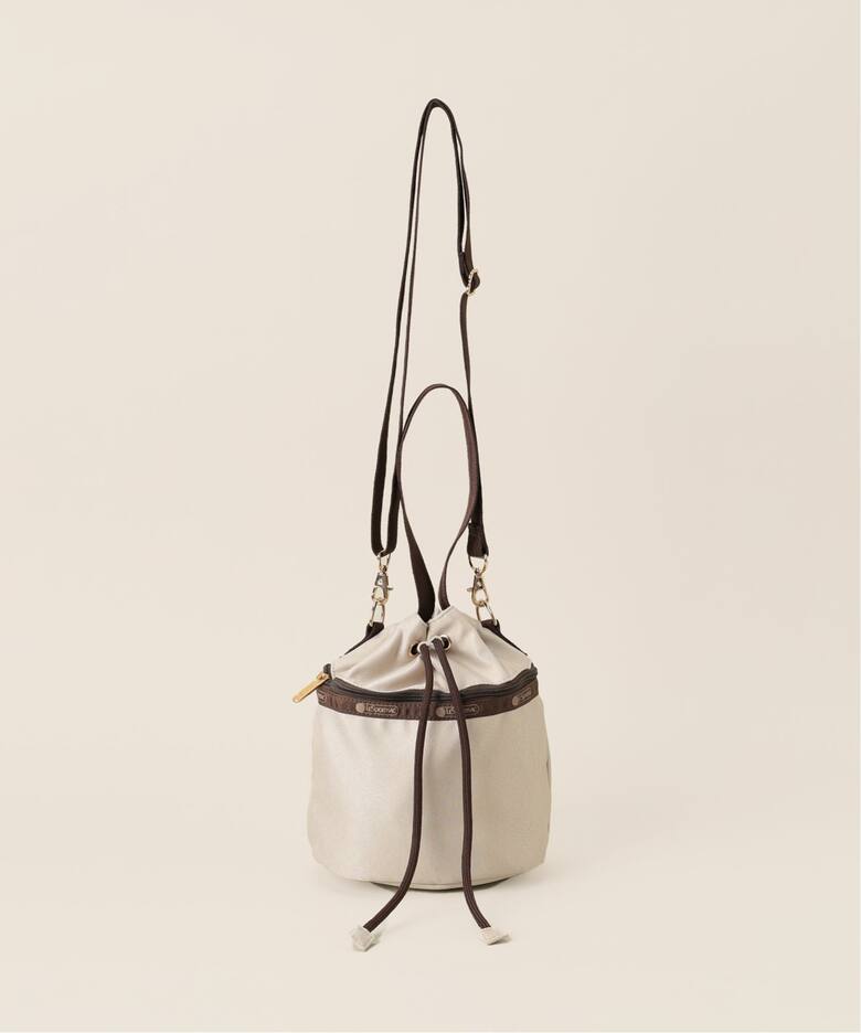 LeSportsac/レスポートサック × IENA ENFANT Drawstring Bucket Bag 