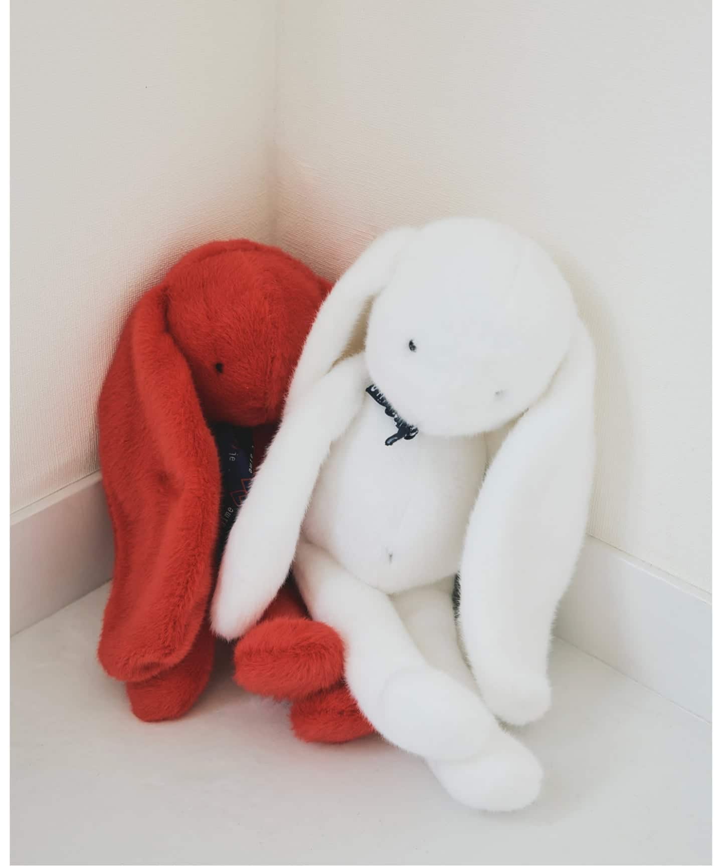 mailou tradition】Lapin Meloe rouge 37cm（ぬいぐるみ）（ベビー