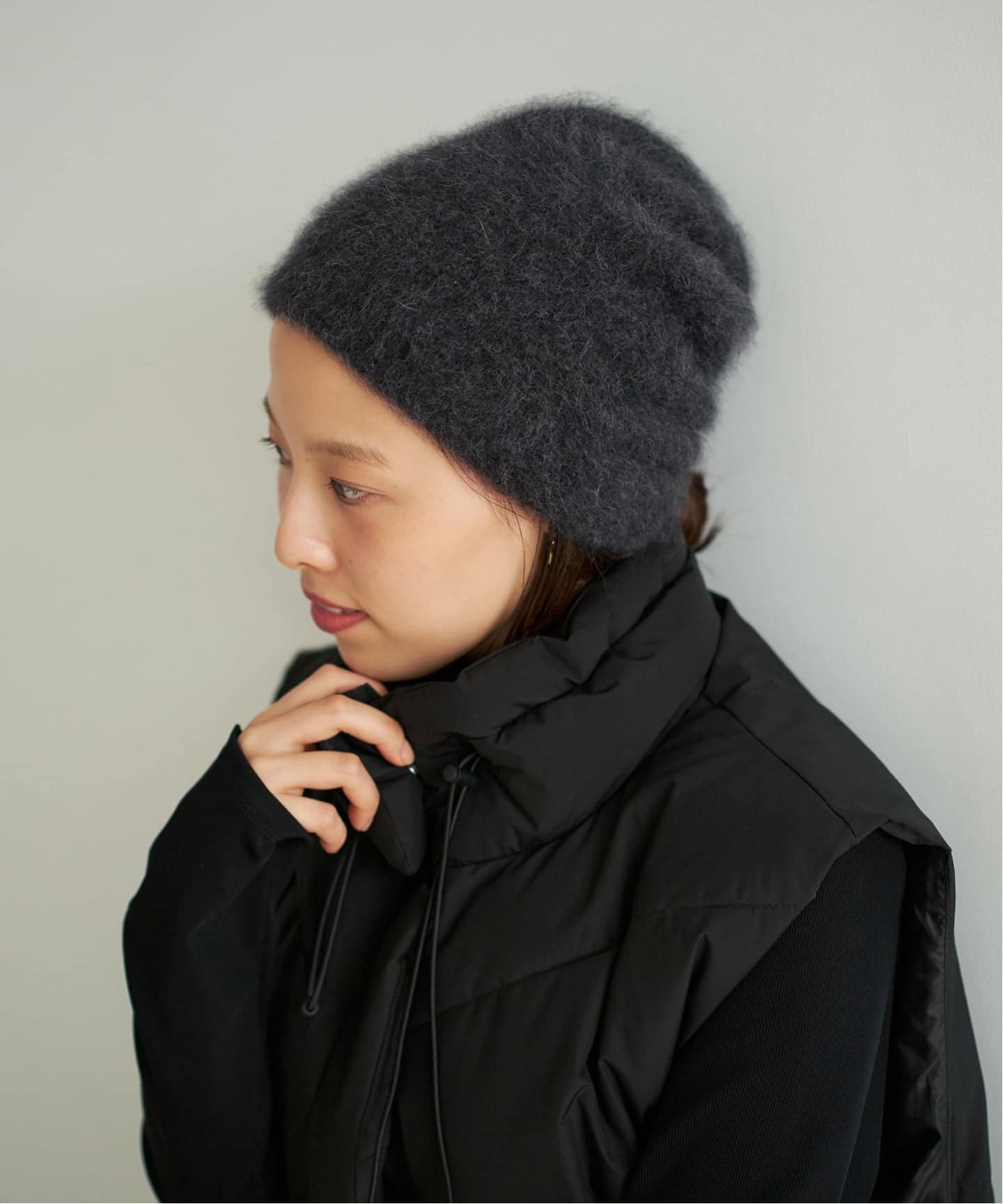 Light fur ニットキャップ（ニットキャップ・ビーニー）｜Plage
