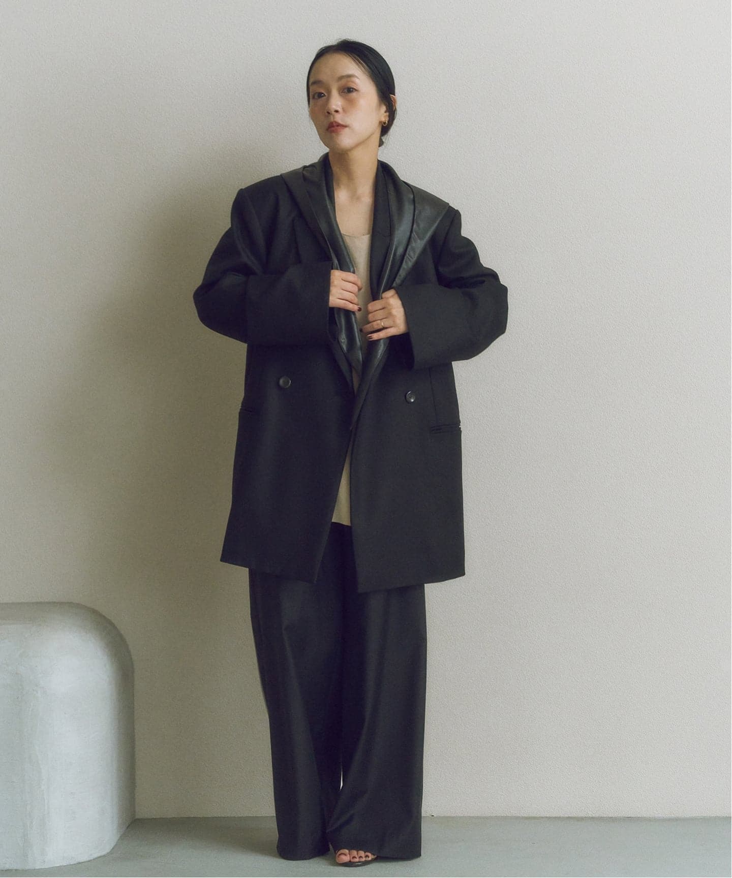 MY_fake leather フード（その他ファッション小物）｜Plage